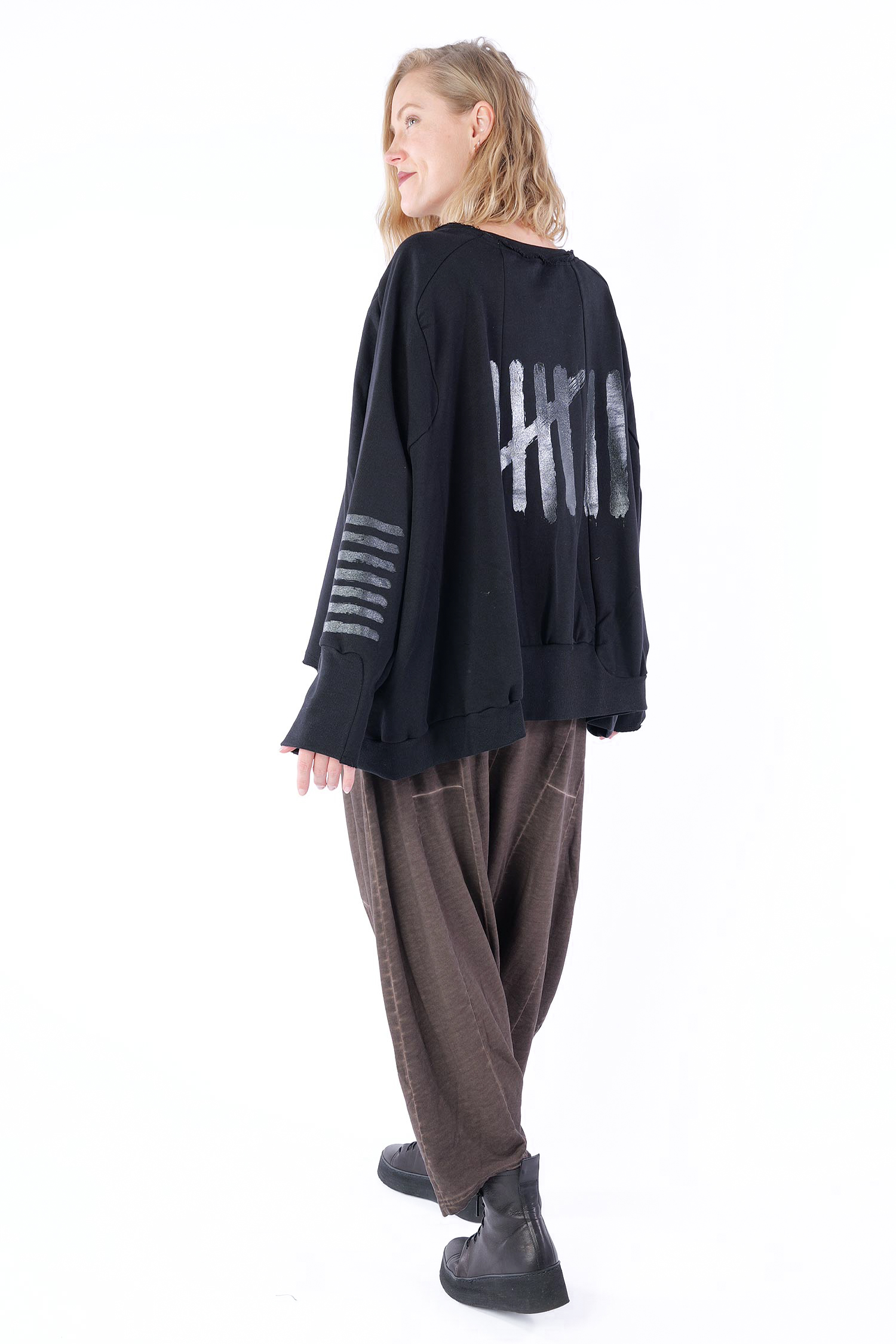 Sweatpullover - Black print - 2105