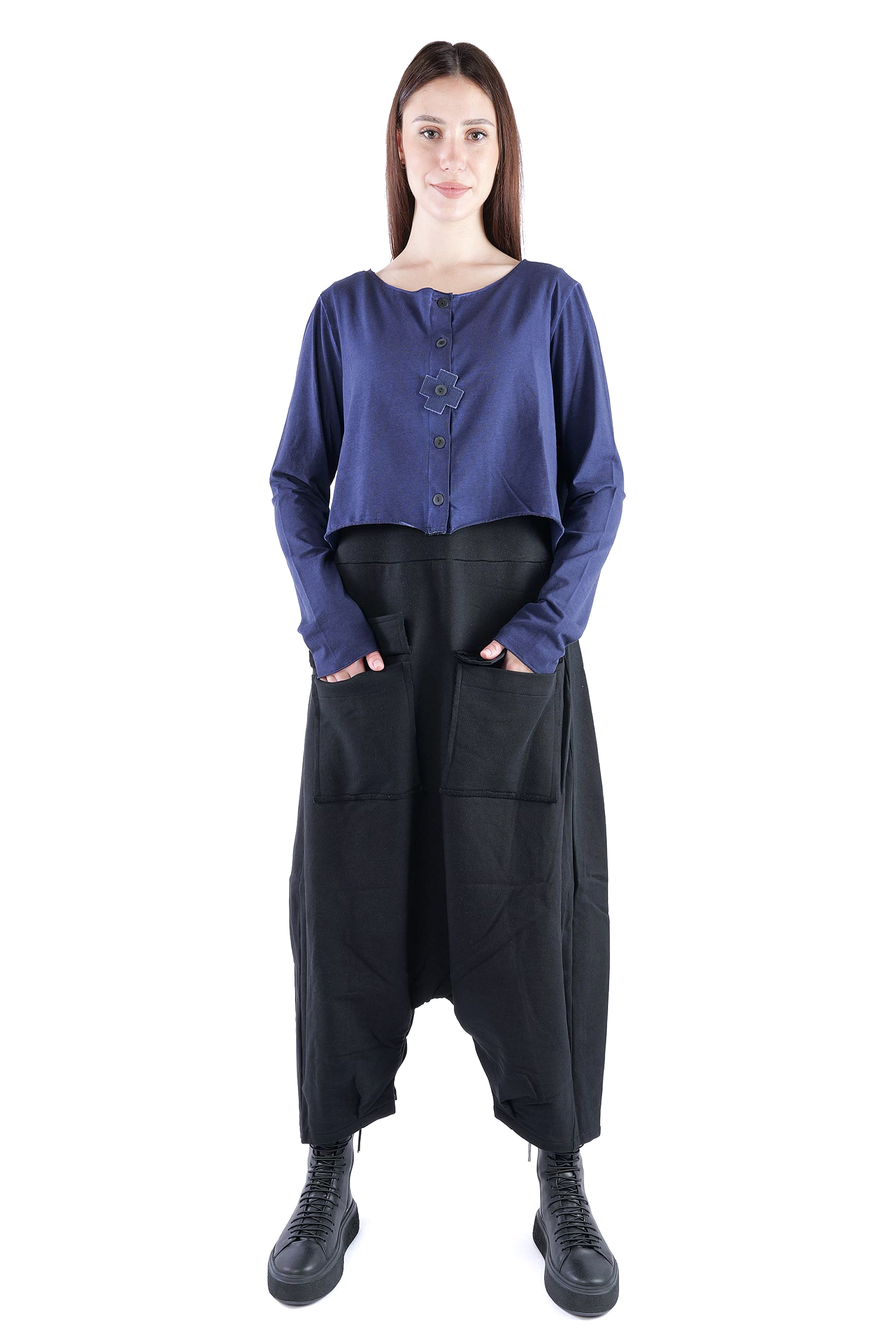 Kurze Jerseyjacke - Ocean - 2131