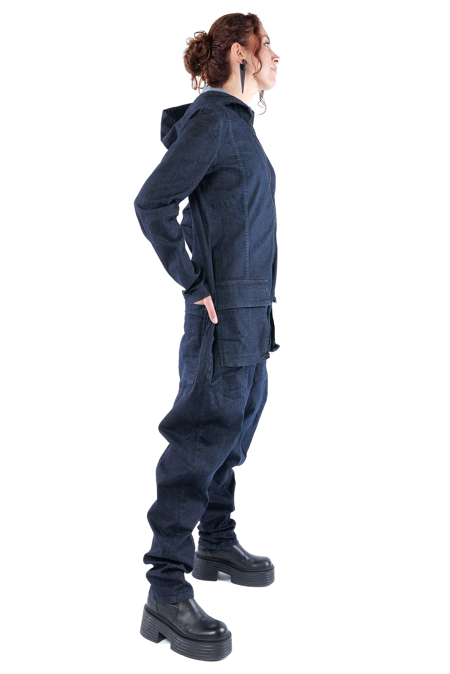 Jeansoverall - Darkblue - 10022