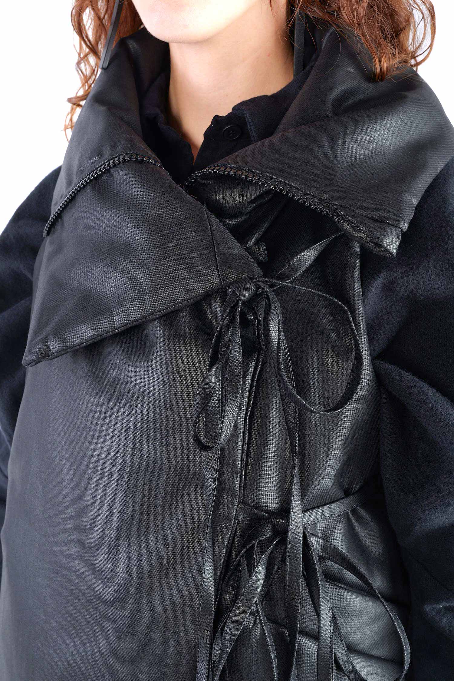 Wattierte Weste - Black coated - Boa