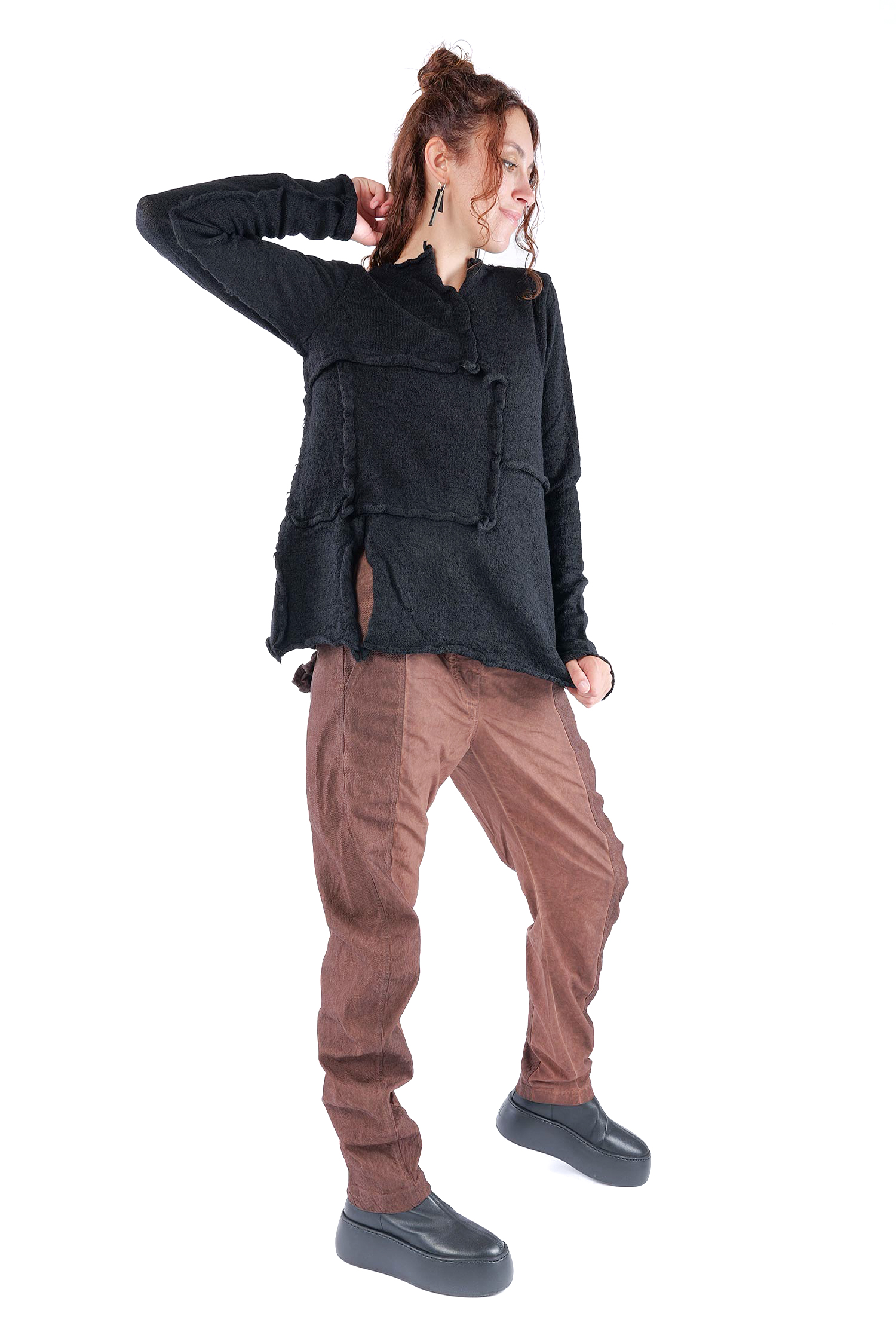Wollpullover - Schwarz - 2263890703