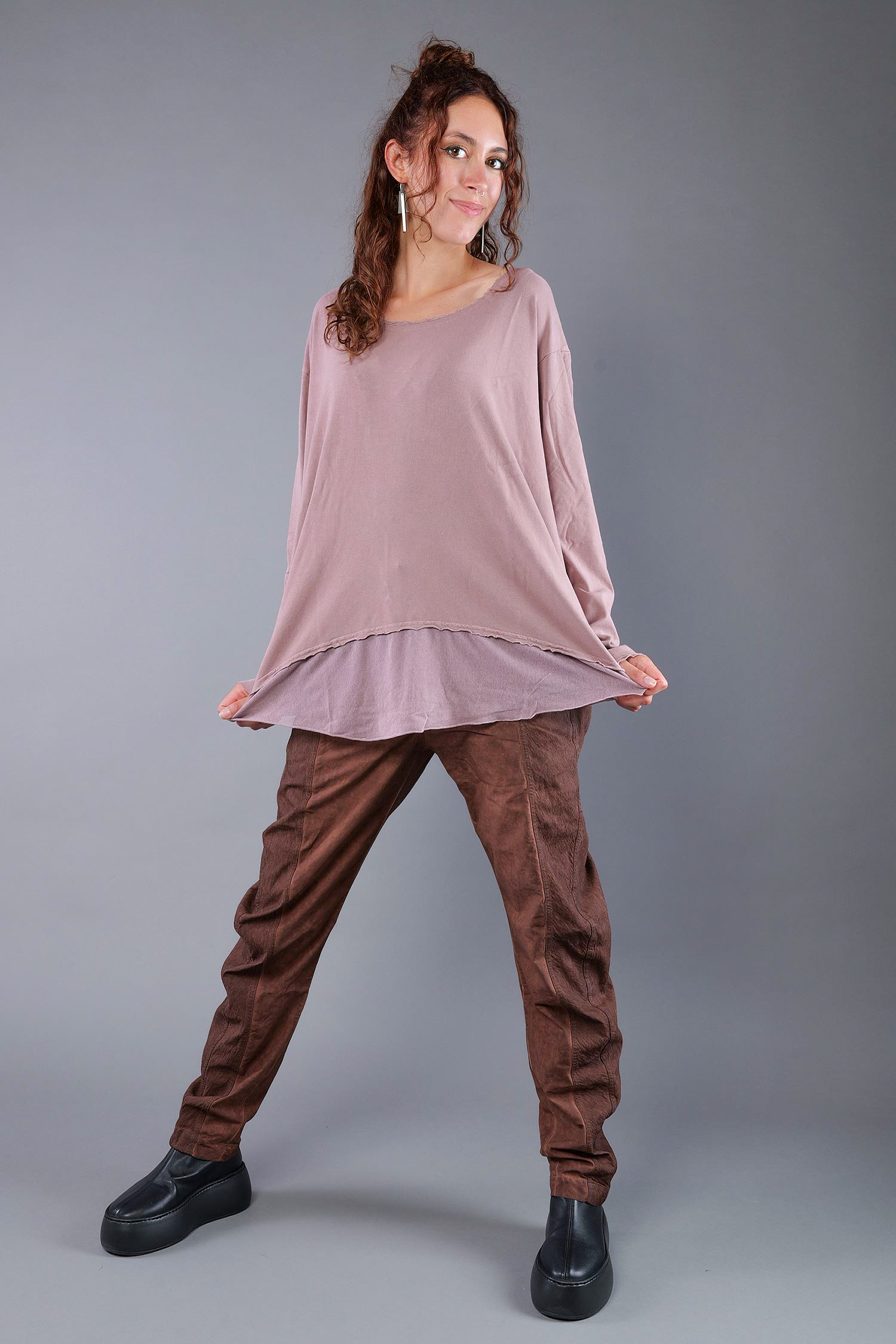 Shirt mit Tüll - Crystal - 2263510502