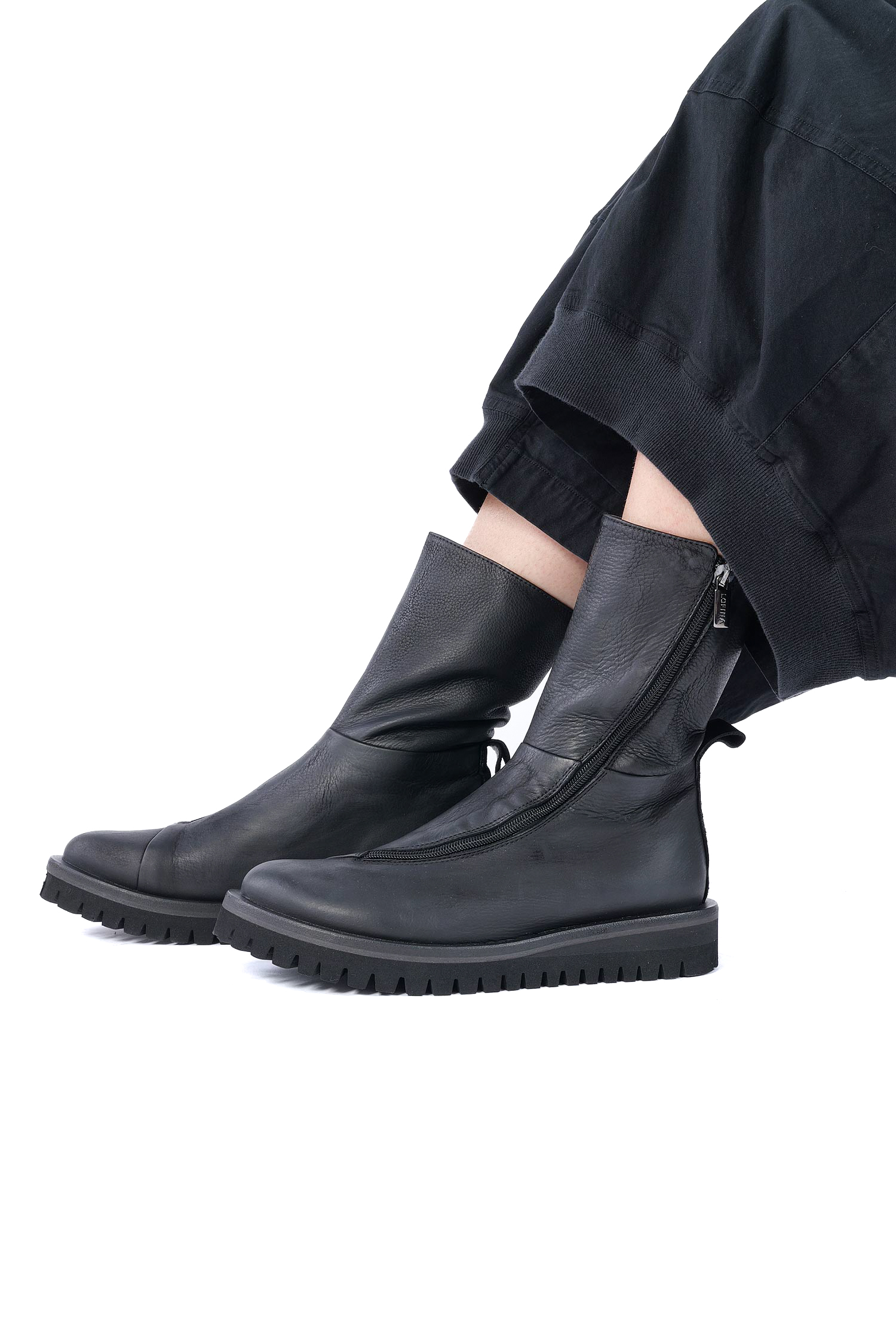 Leather boots - Black - 10781