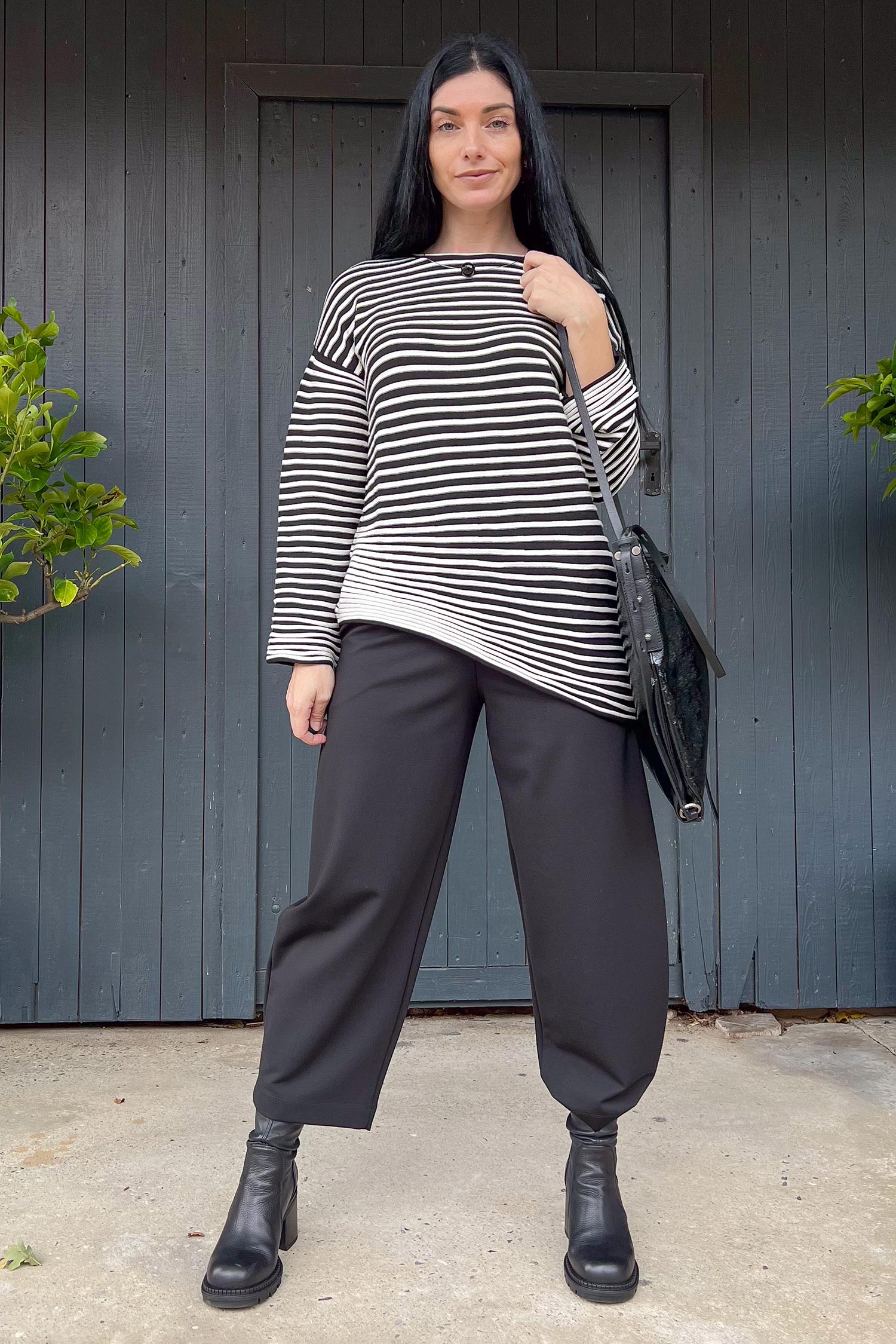 Tulpige Hose - Schwarz - 766041