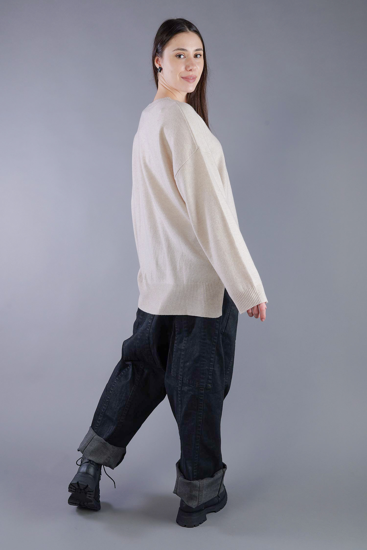 Kaschmir Pullover - Brazilian Sand - 24116A