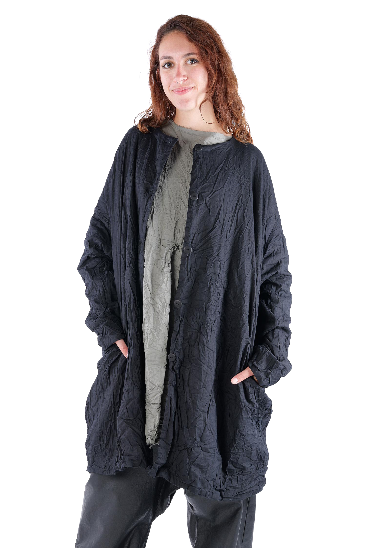 Oversize Jacke - Schwarz - Minebare