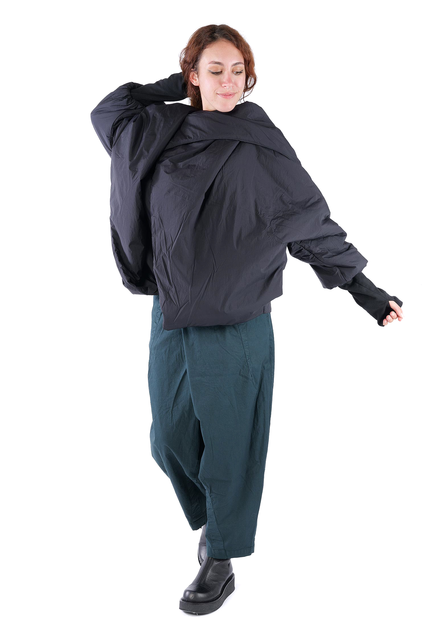 Leichte Winterjacke - Schwarz - SX116
