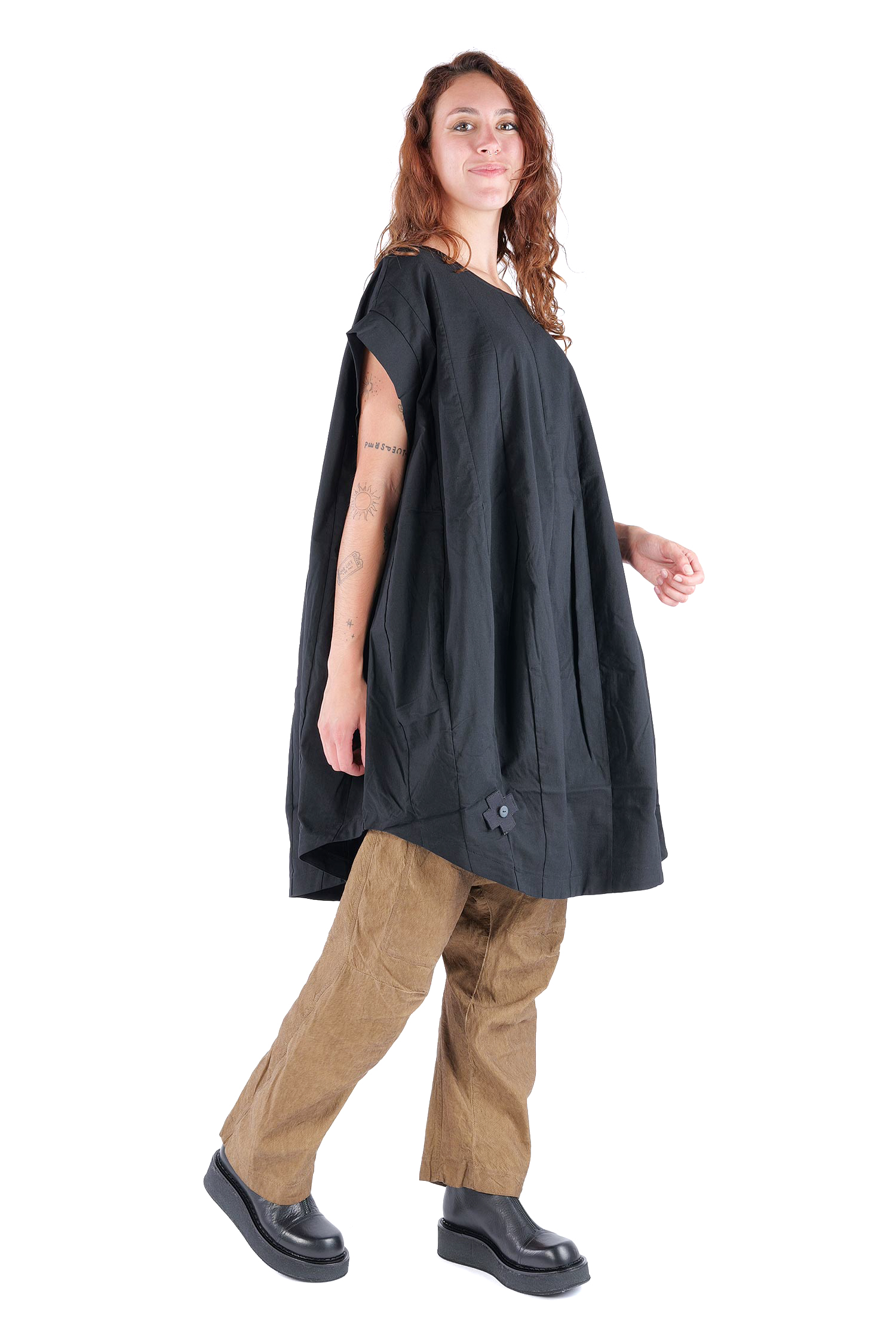 Oversize Tunika - Schwarz - 5052
