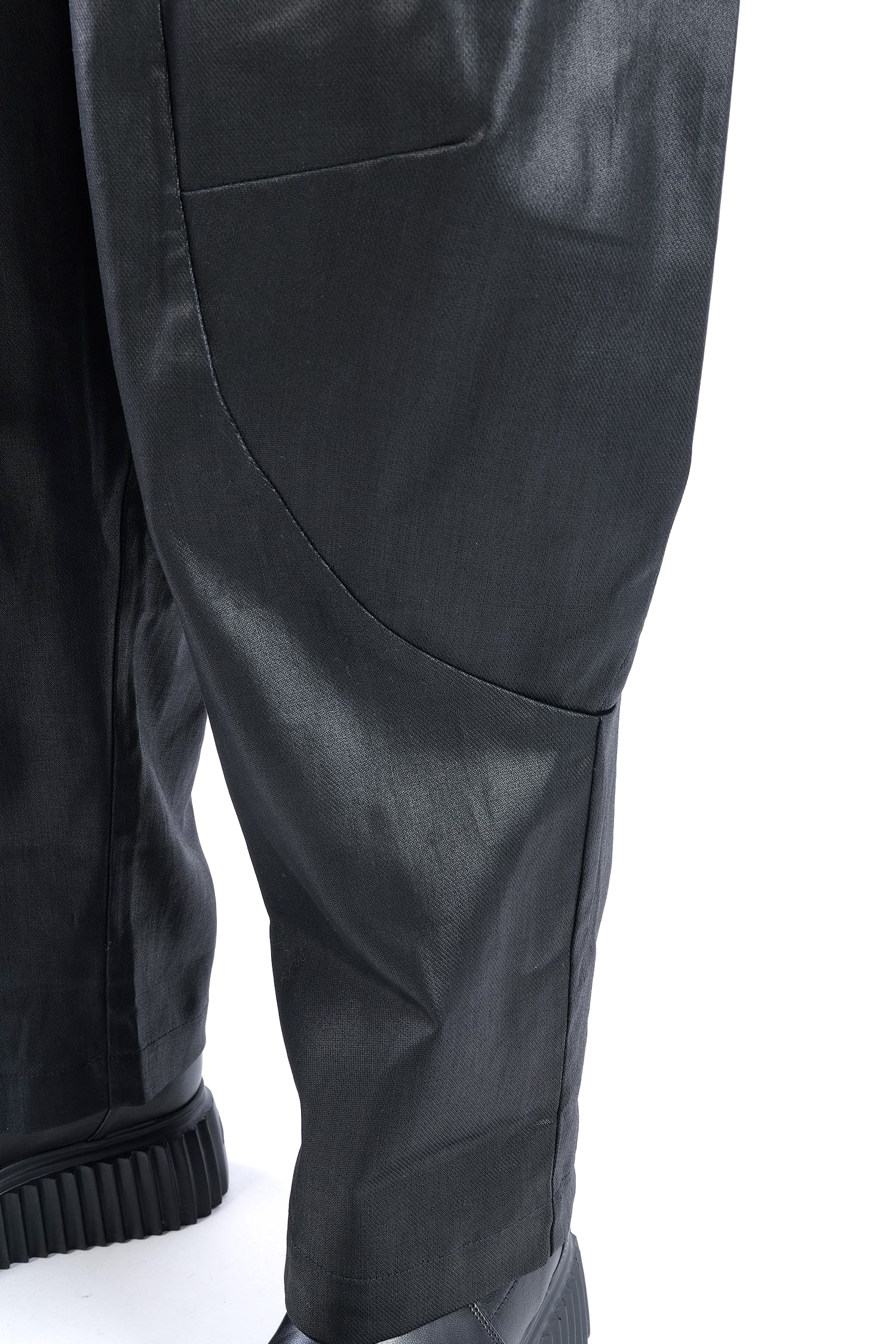 Coated pants - Black coated - Rundo