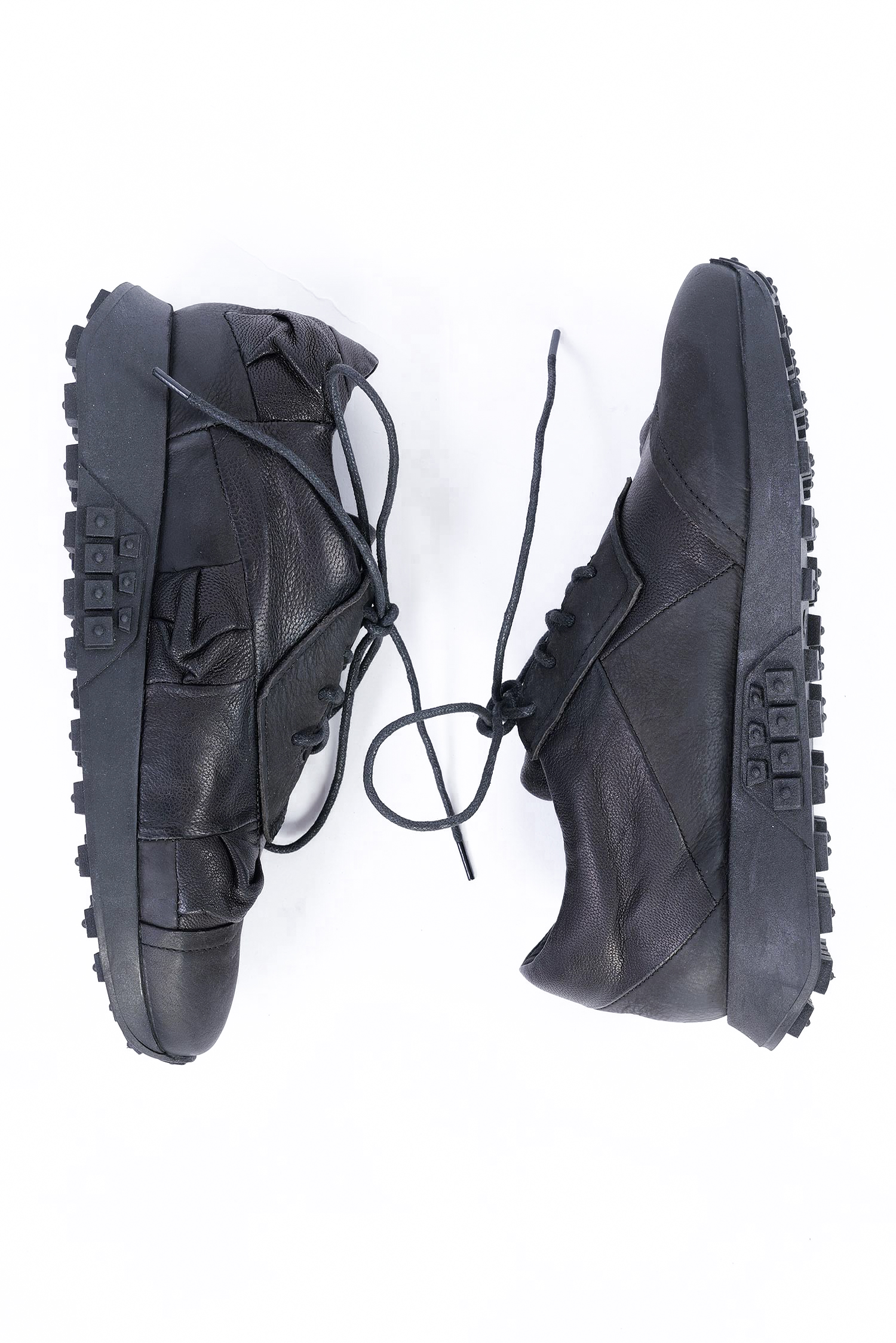 Leder Sneaker - Schwarz - Oliver