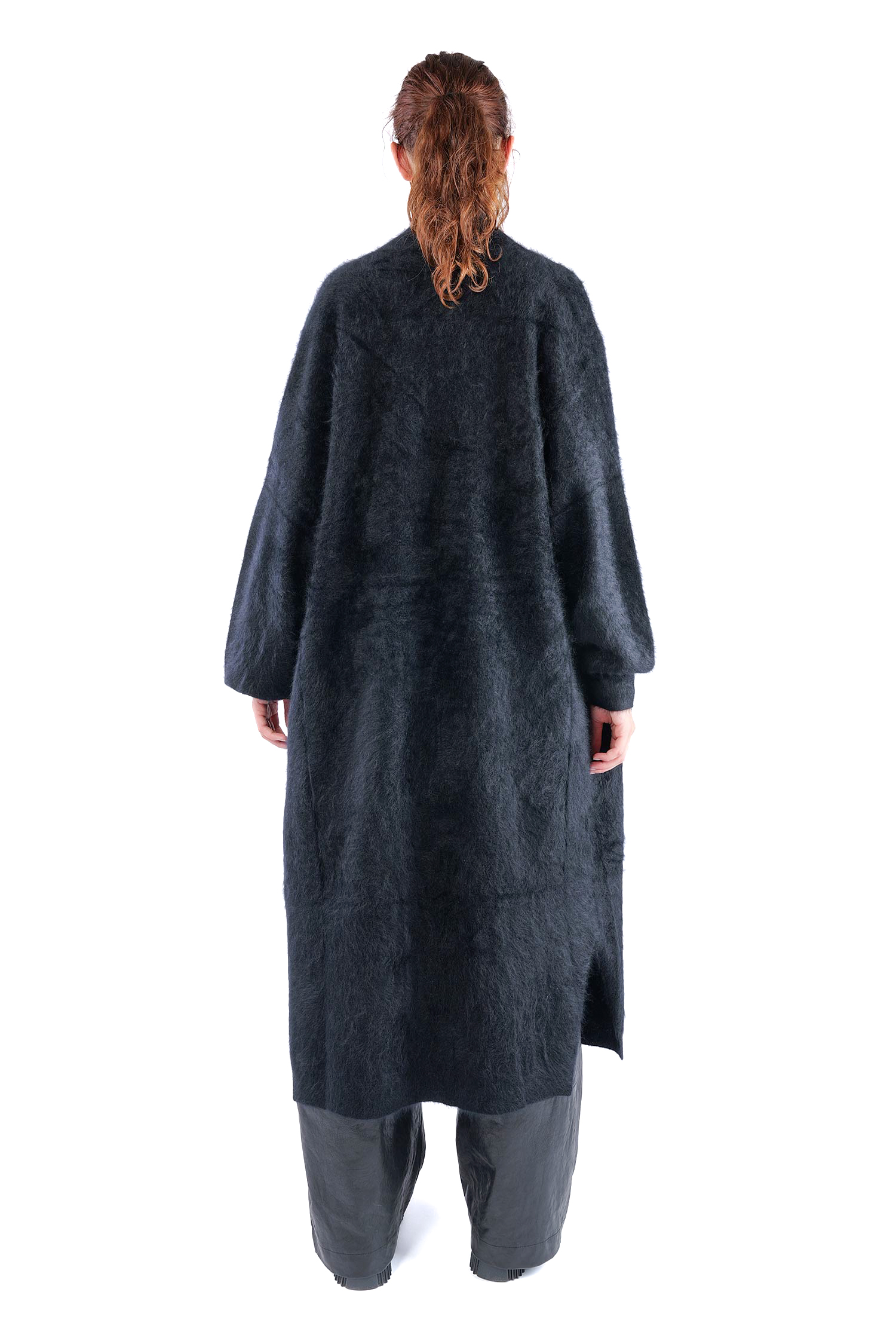 Flauschiger Kaschmir Cardigan - Night - 25133