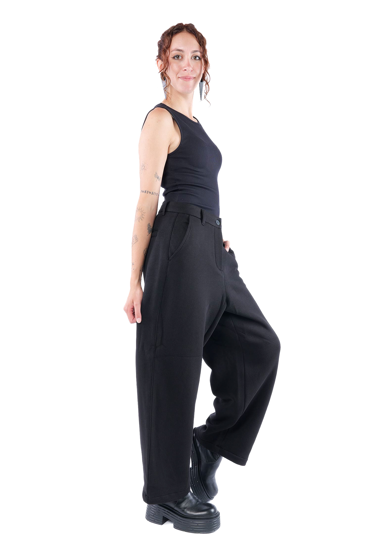 Wintersweat-Hose - Schwarz - 10039