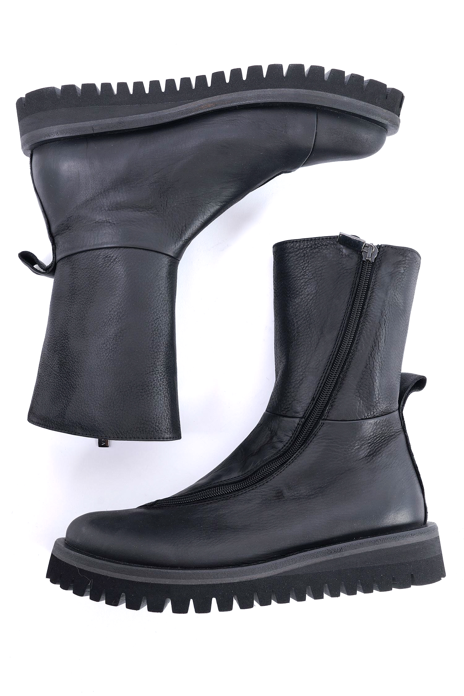 Leather boots - Black - 10781