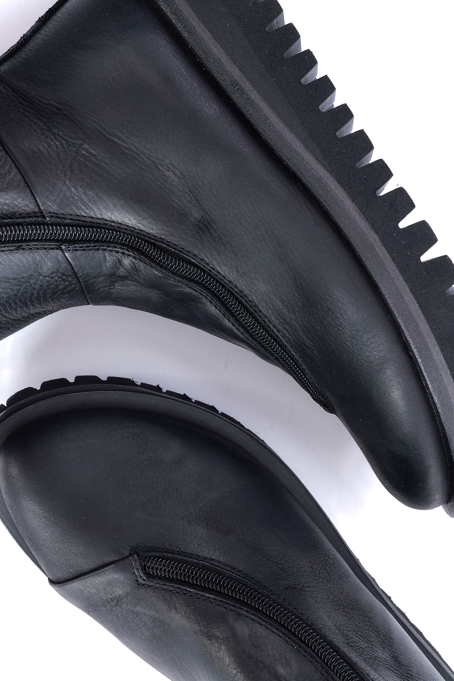 Leather boots - Black - 10781