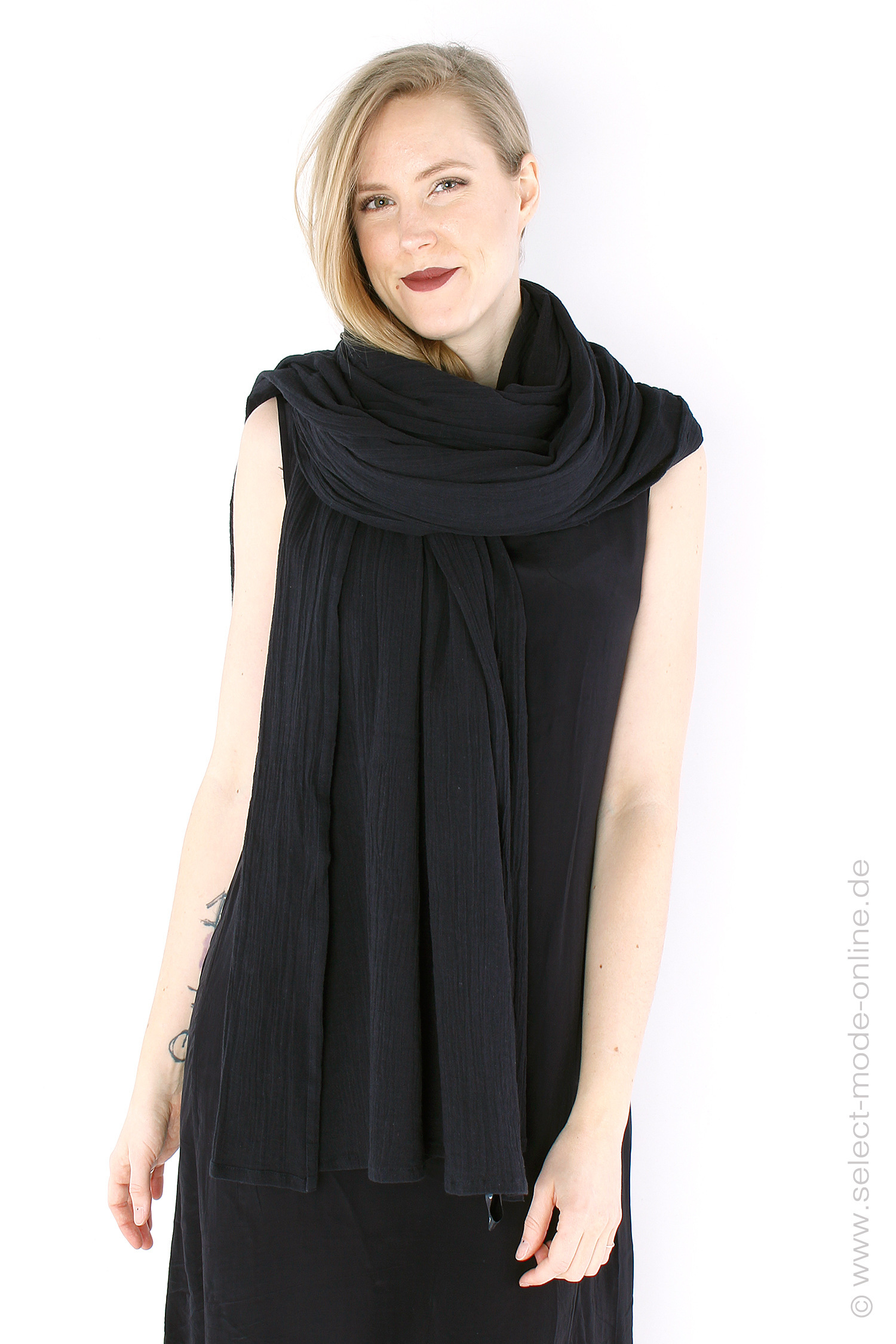 Large scarf - black