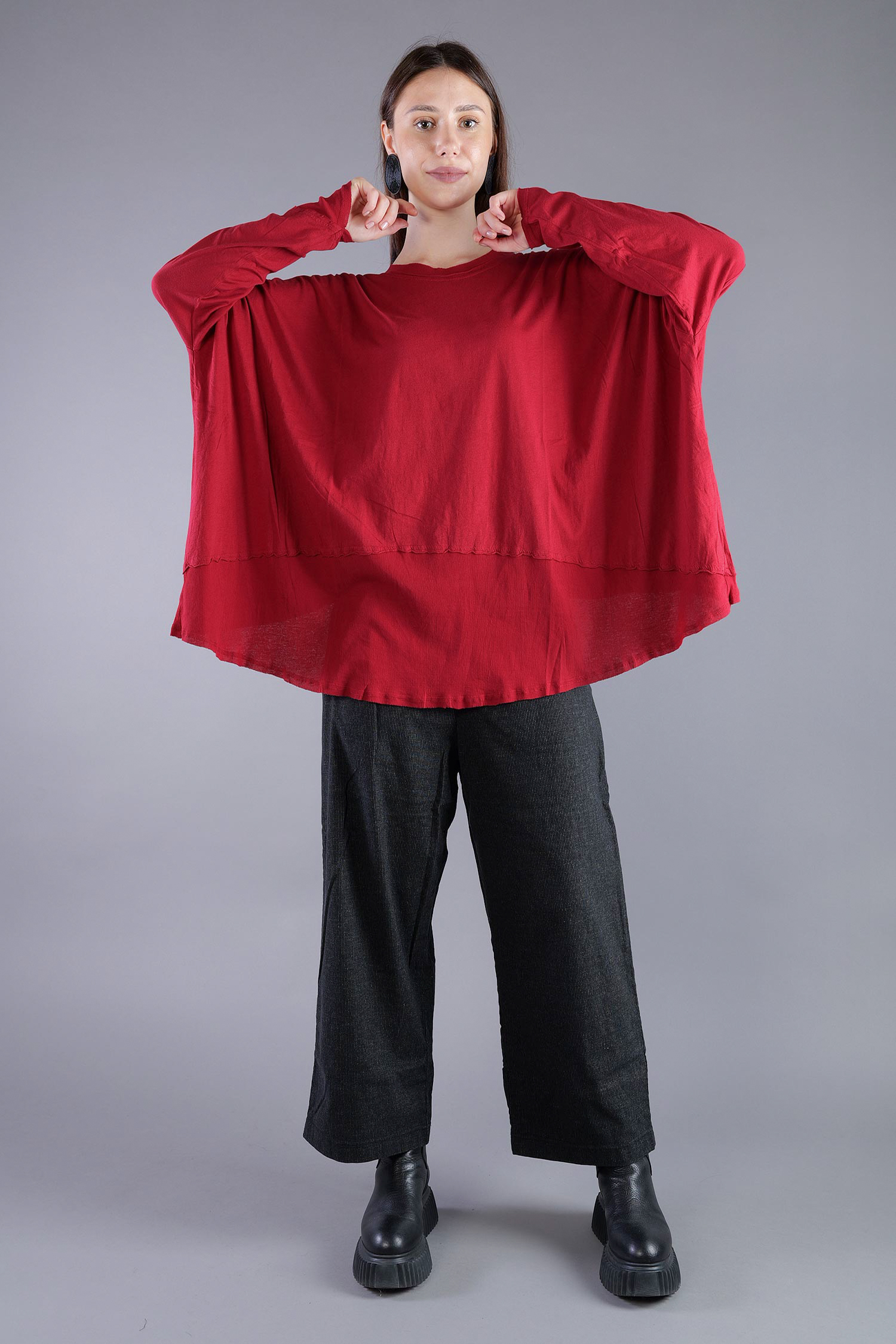 Oversize Tunika - Lava - 2263330503