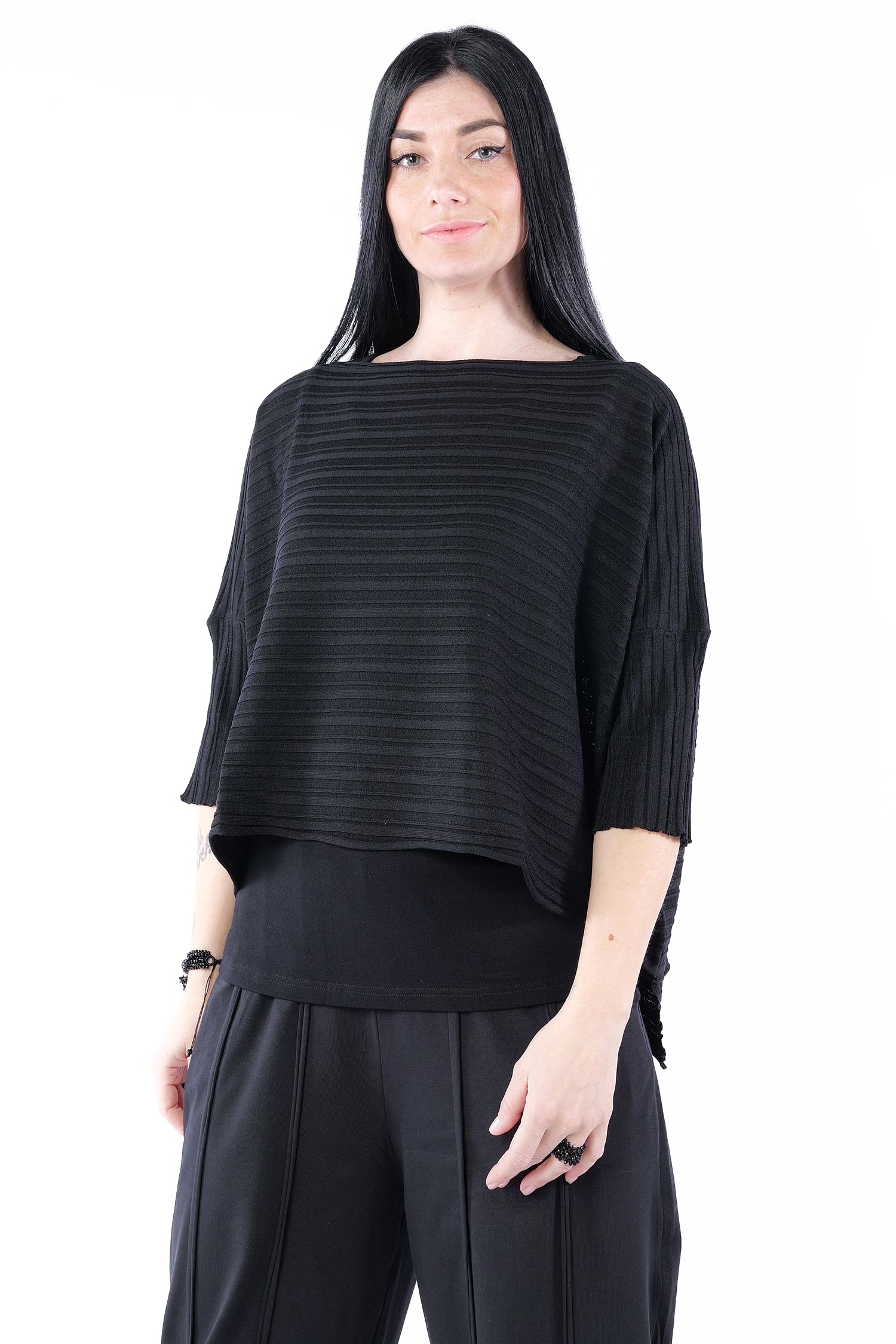 Feinstrickpullover - Schwarz - 26.1-KH050