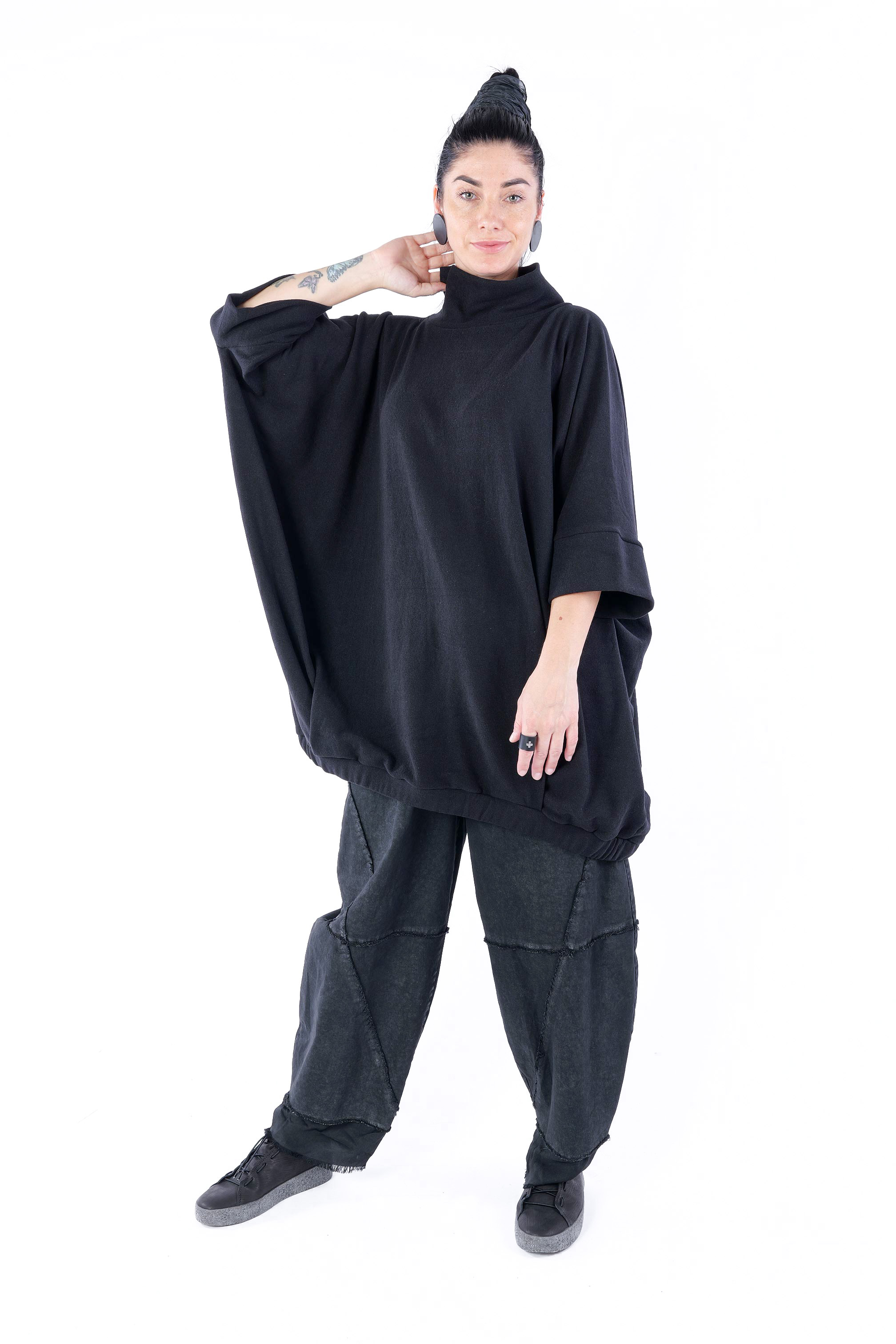 Kuscheltunika - Schwarz - 1823