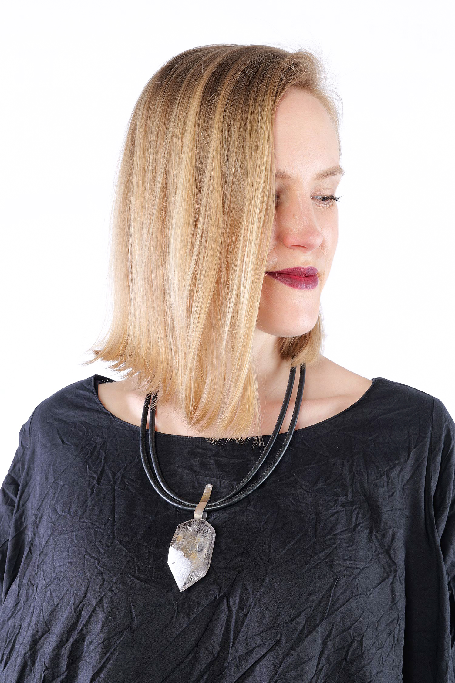 Rutilquarz Kette - DG092