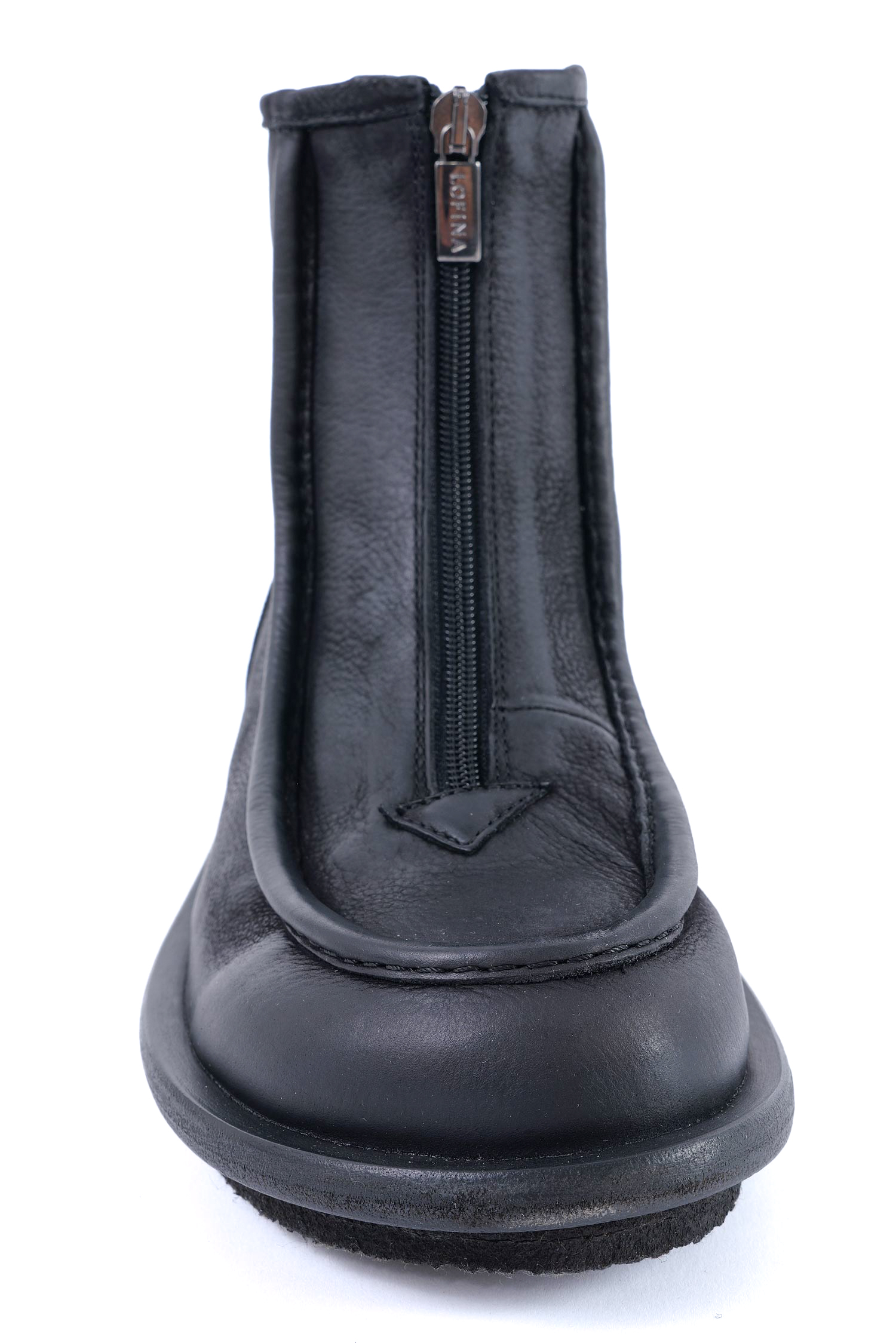 Mokassin Stiefel - Schwarz - 10303