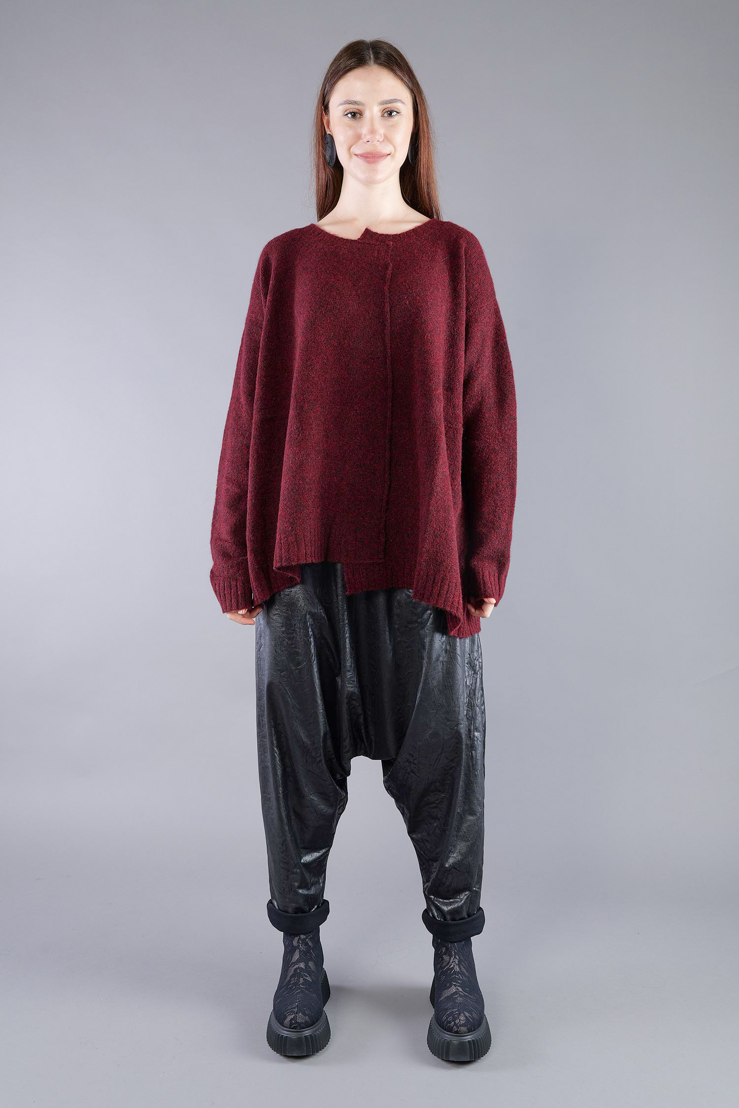 Strickpullover - Lava melange - 2263310701