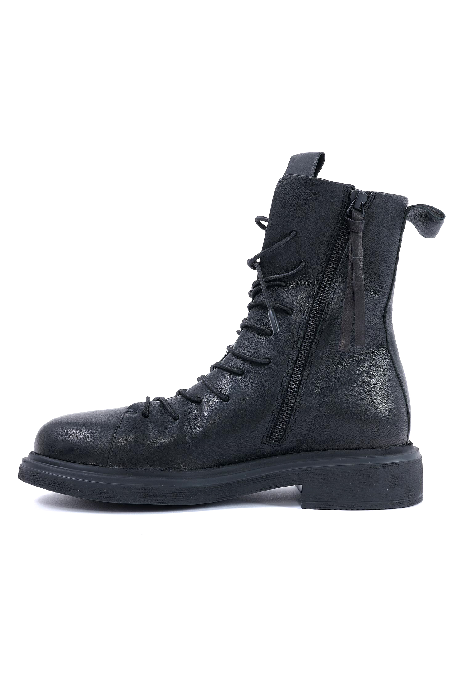 Lederstiefel - Schwarz - The Coacher