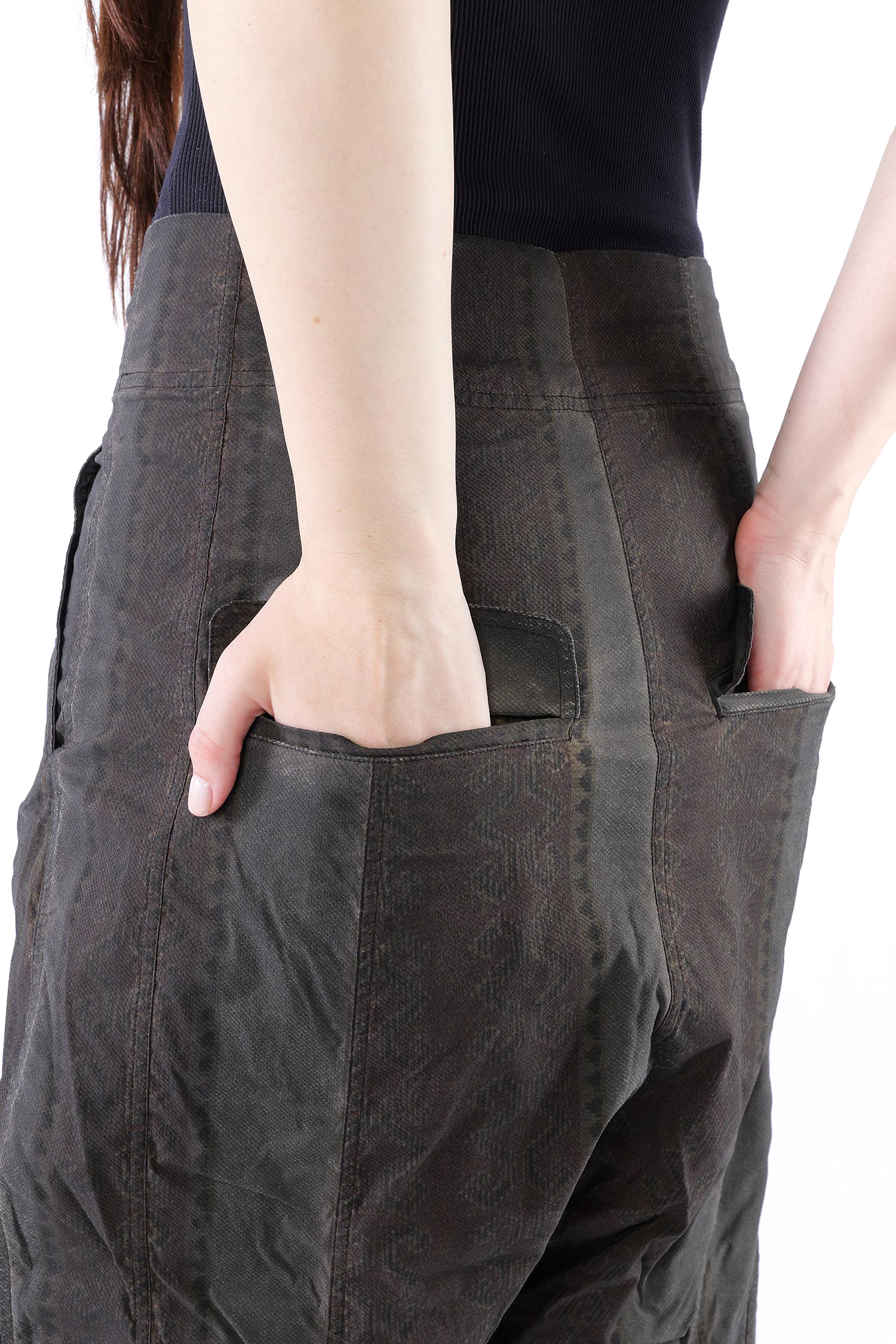 Stretchhose - Black cloud stripe - 2262390103