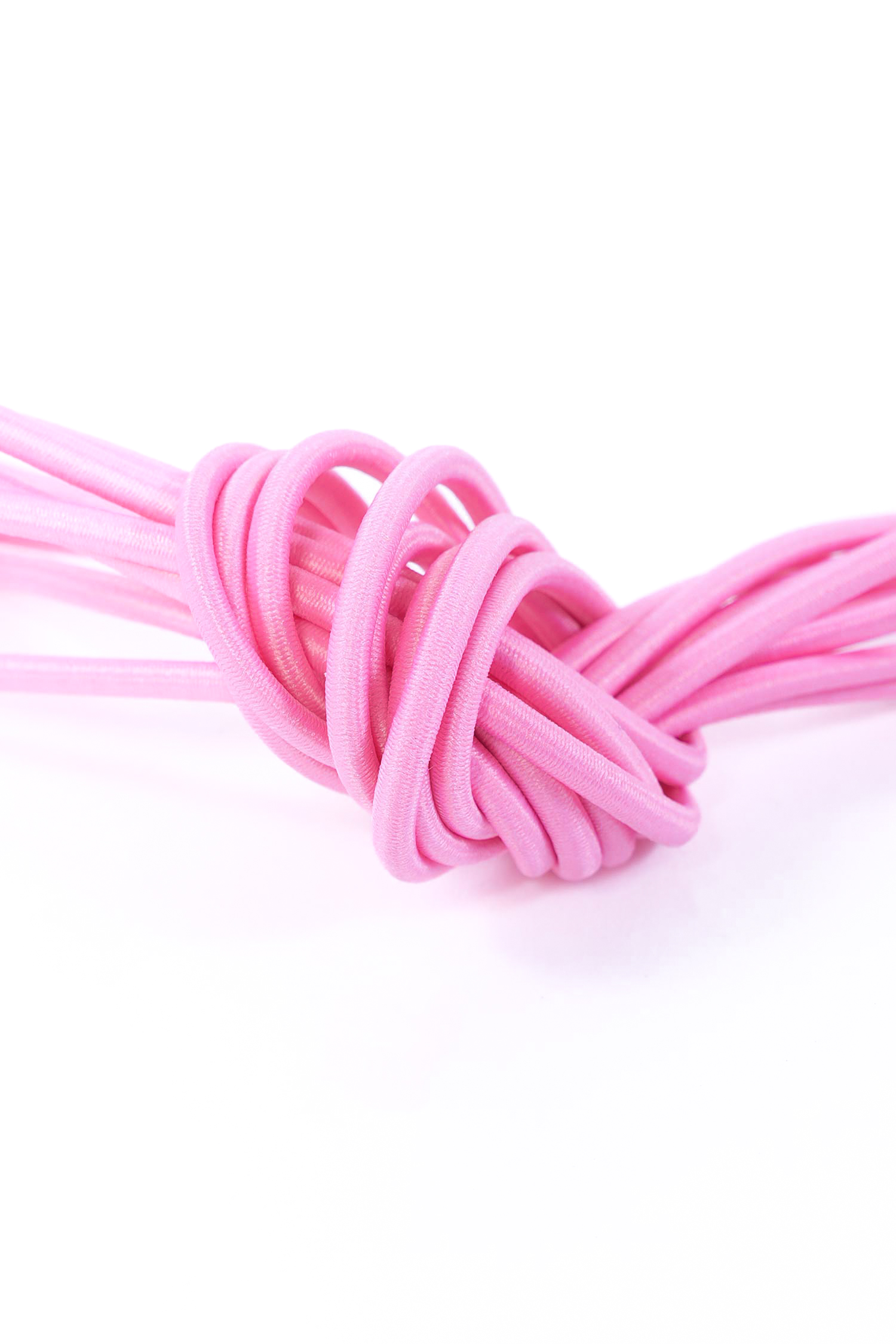 Elastic shoelace - 3mm - rosa