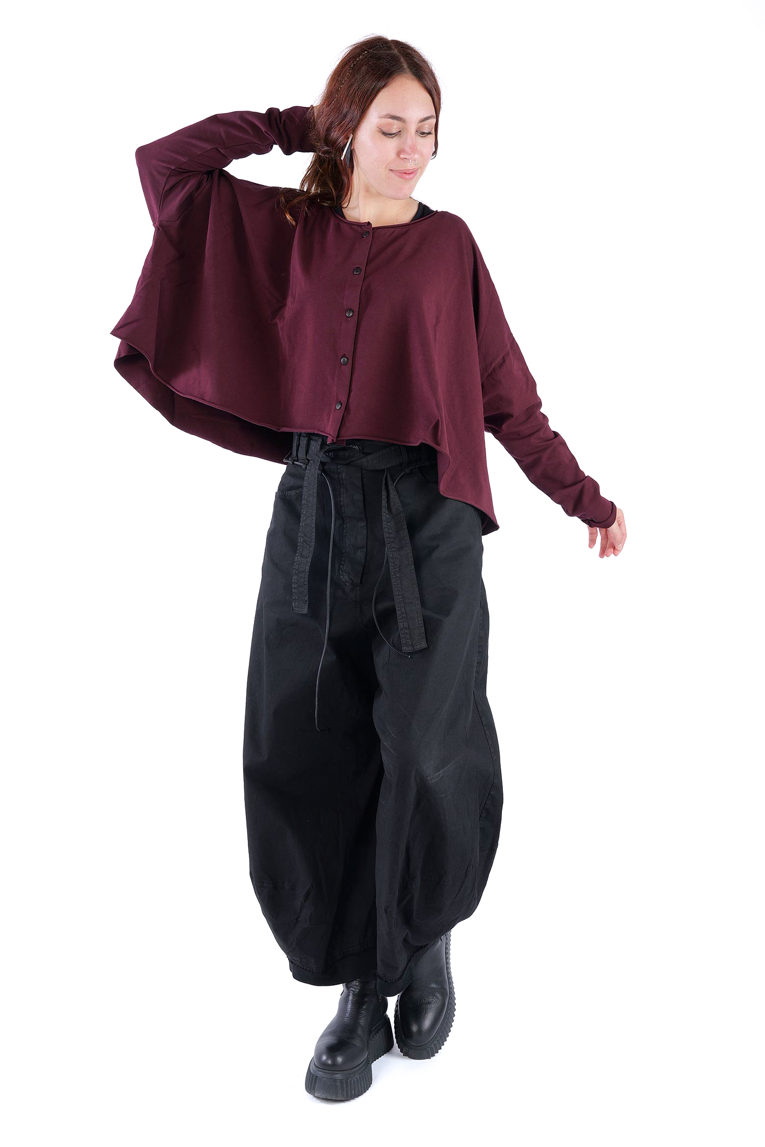 Oversize Jersey Jacke - Hildegard - Soulviel