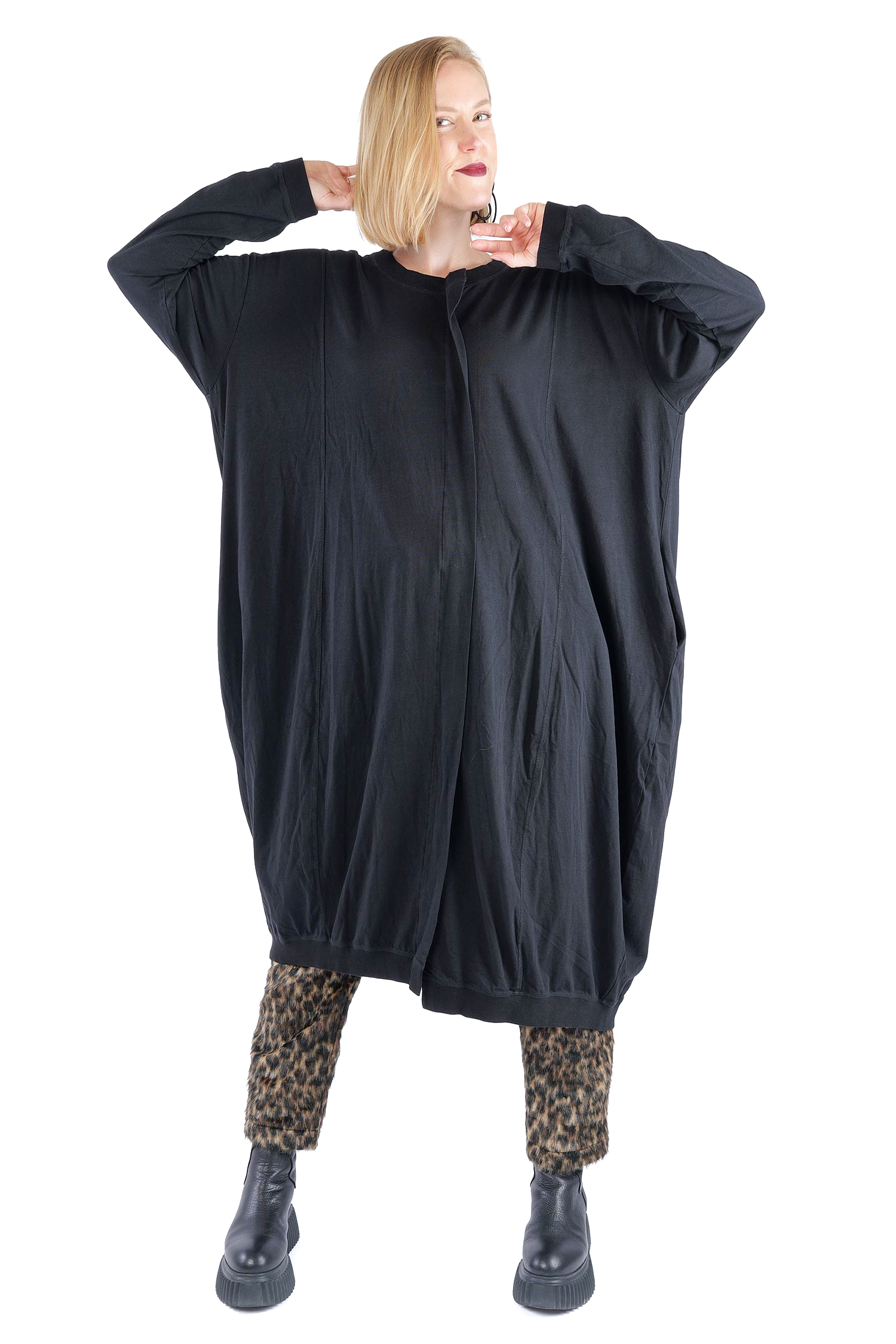 Jersey dress - Black - 2263260907