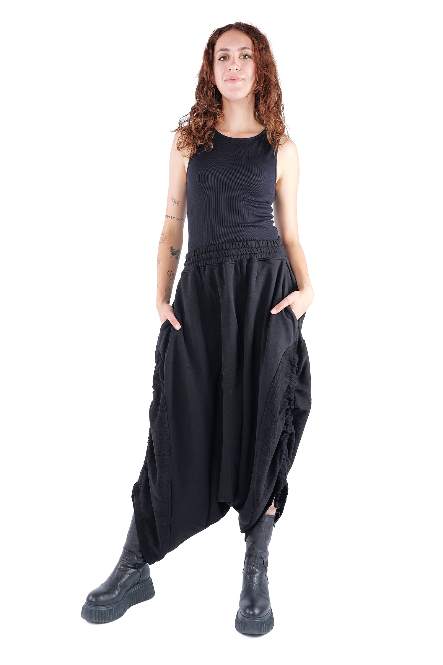 Harem pants - Black - W5453