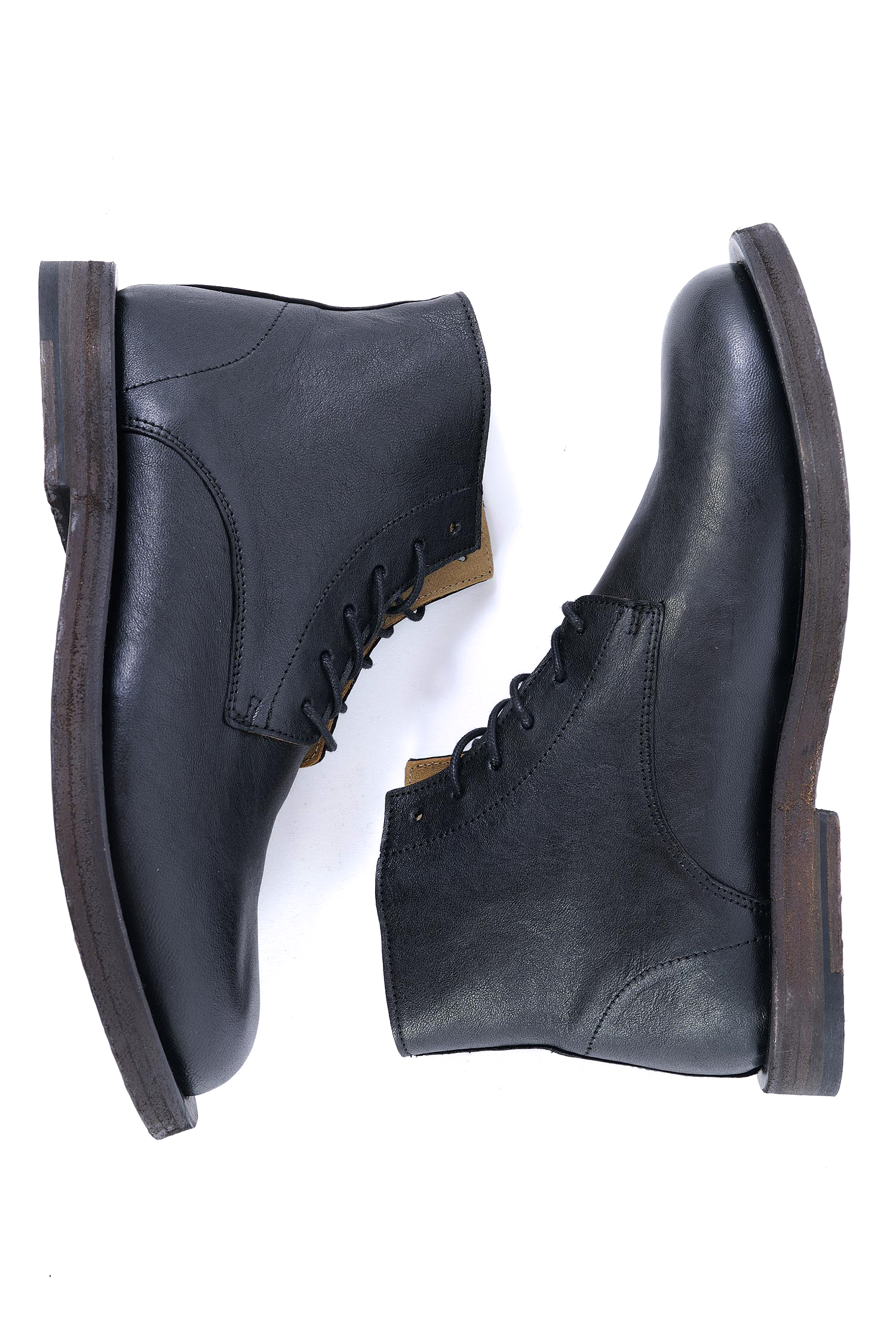 Leder Boots - Schwarz - 2261985209