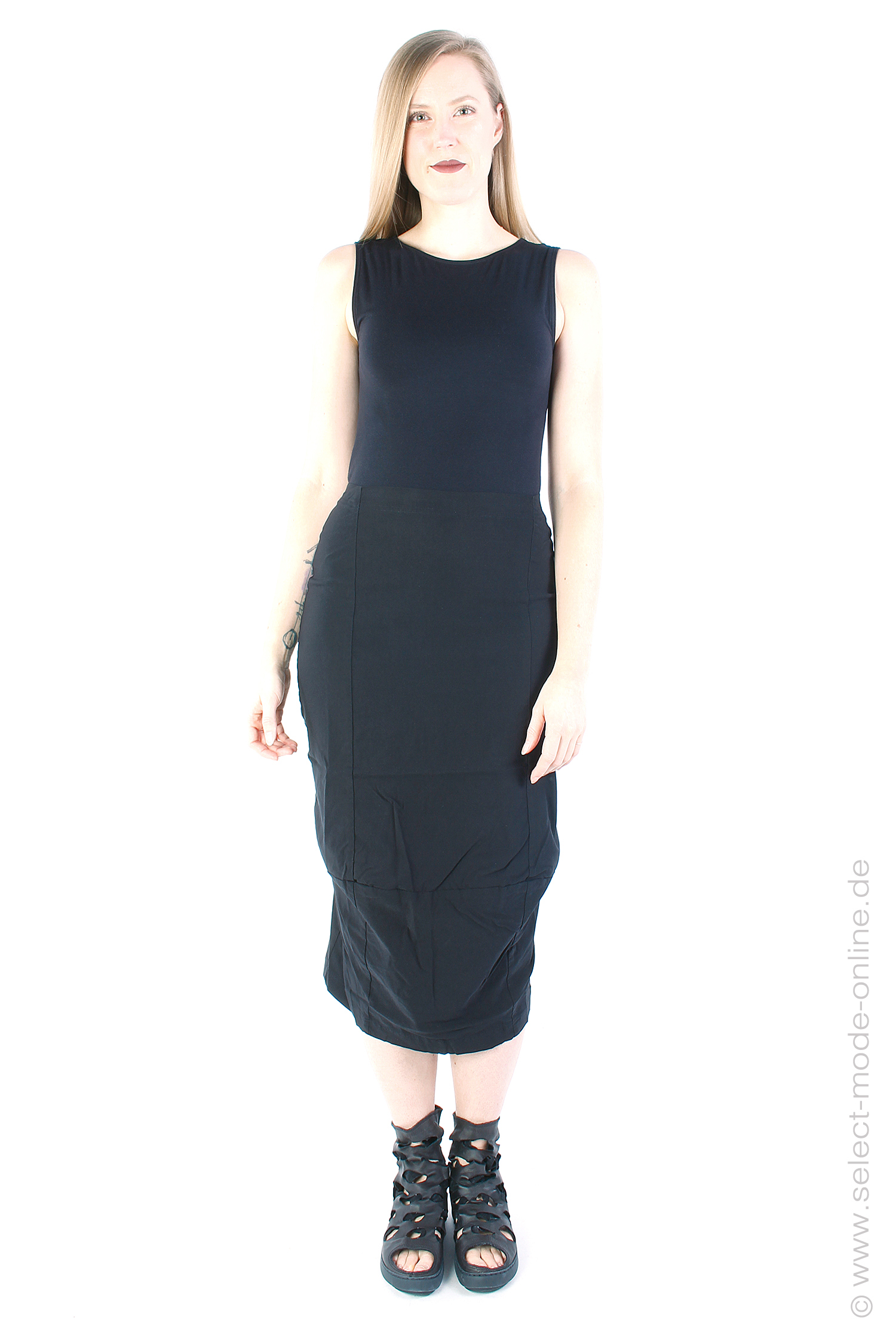 Narrow stretch skirt - Black - 1243440335