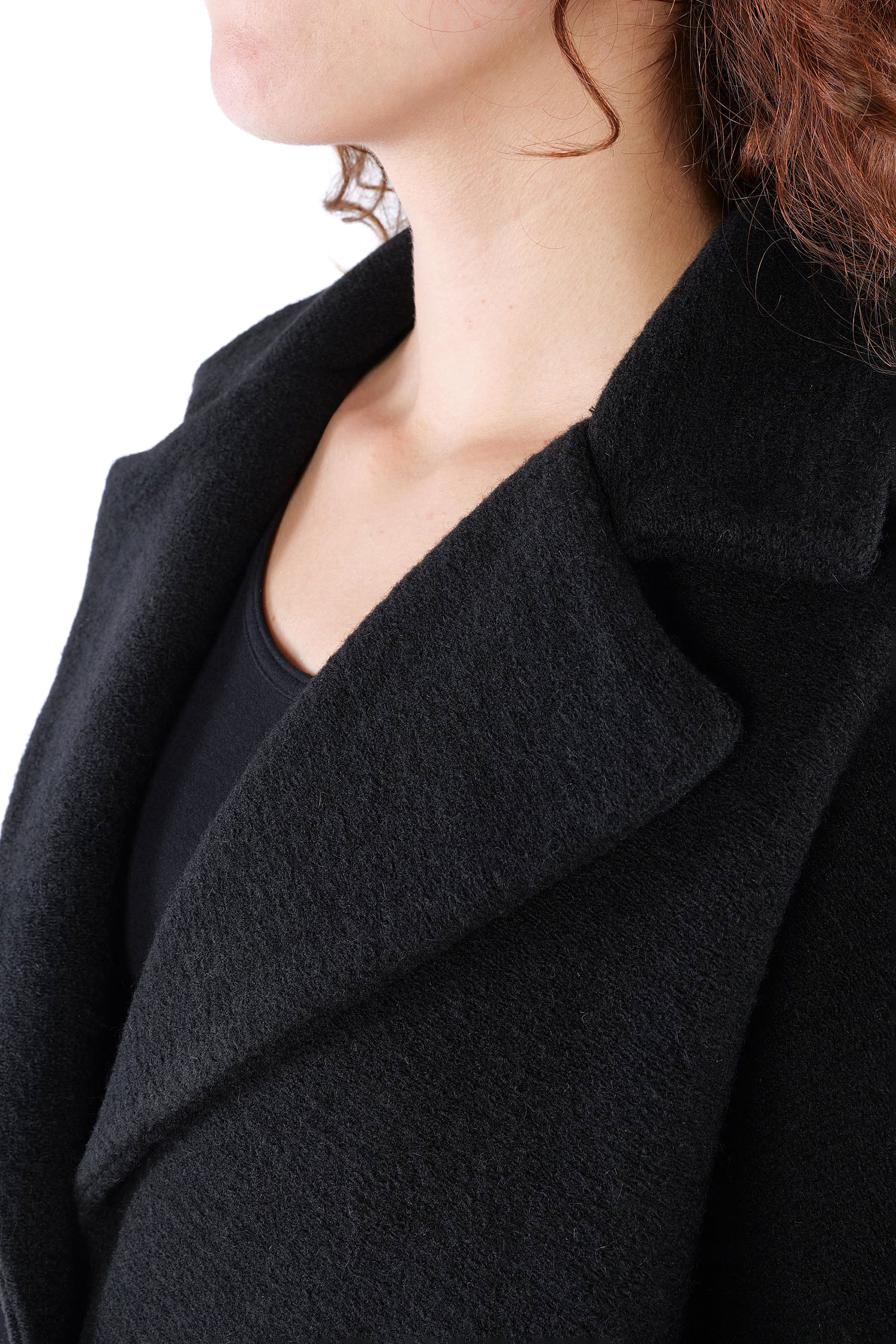 Oversize Wintermantel - Schwarz - S491