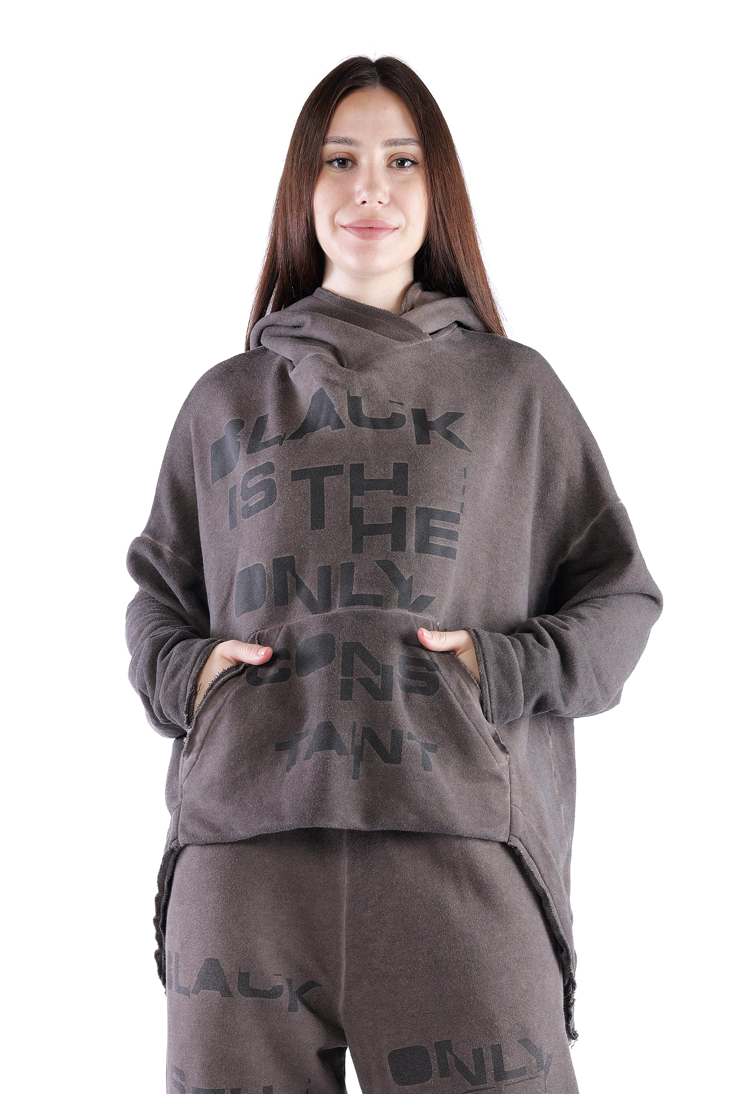 Sweat Hoodie - Truffle old dye - Ovina