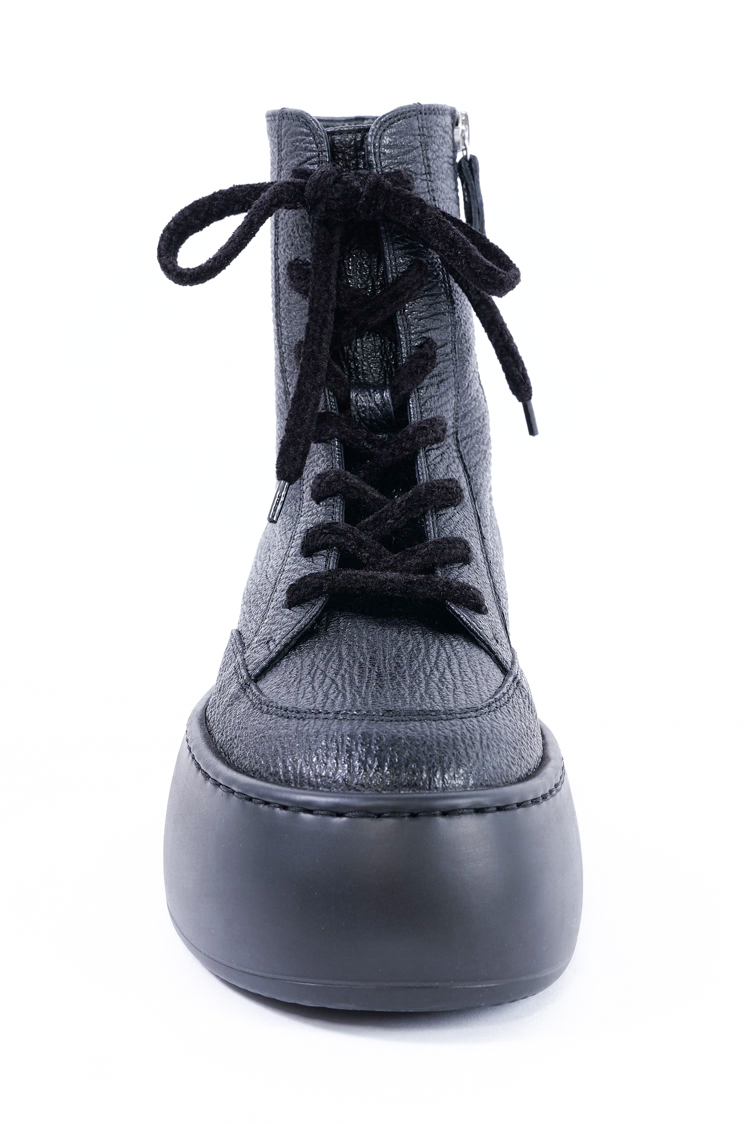 Leder-Sneaker - Schwarz - Vibe Lowboot