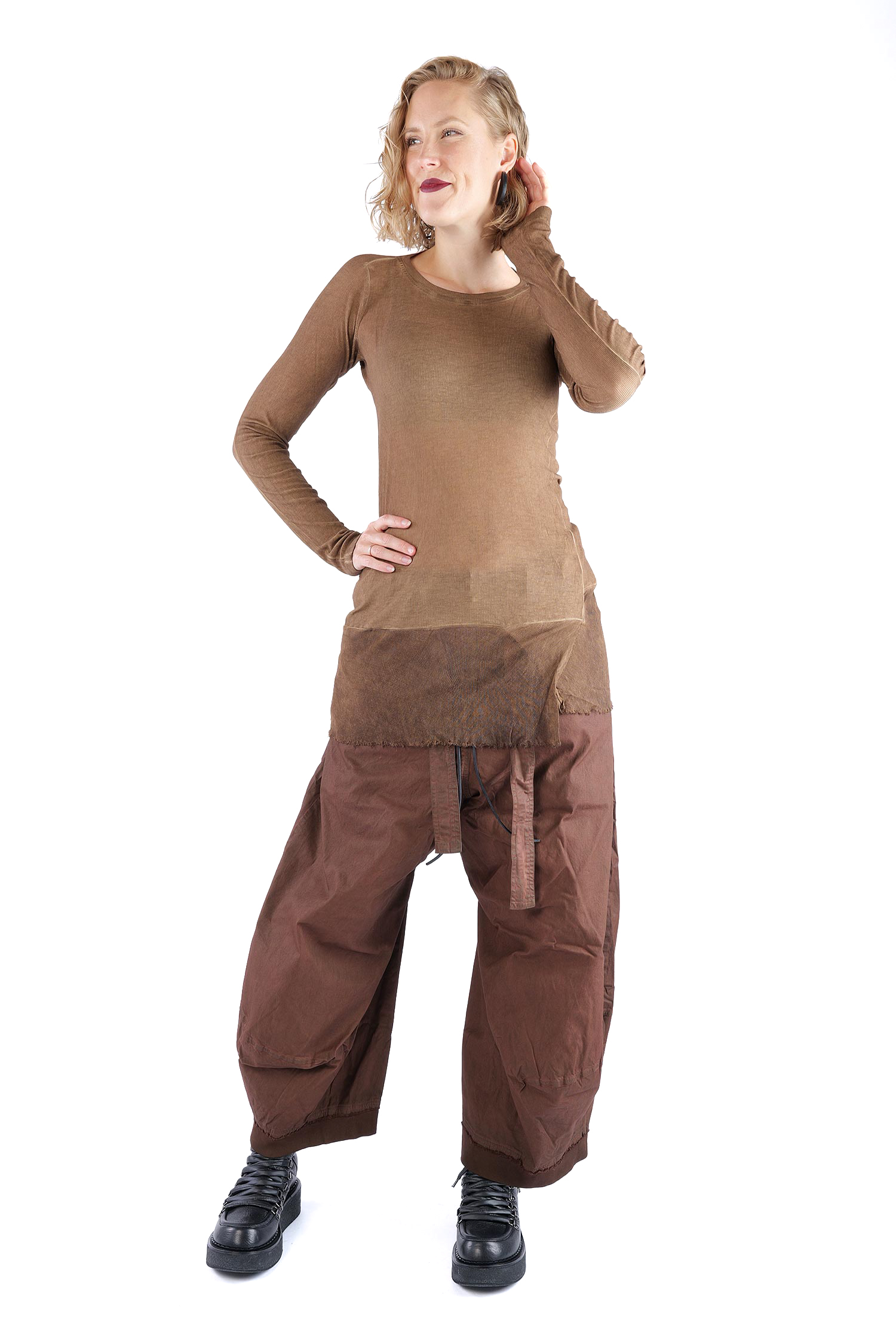 Longsleeve mit Tüll - Dakar cloud - 2262340503