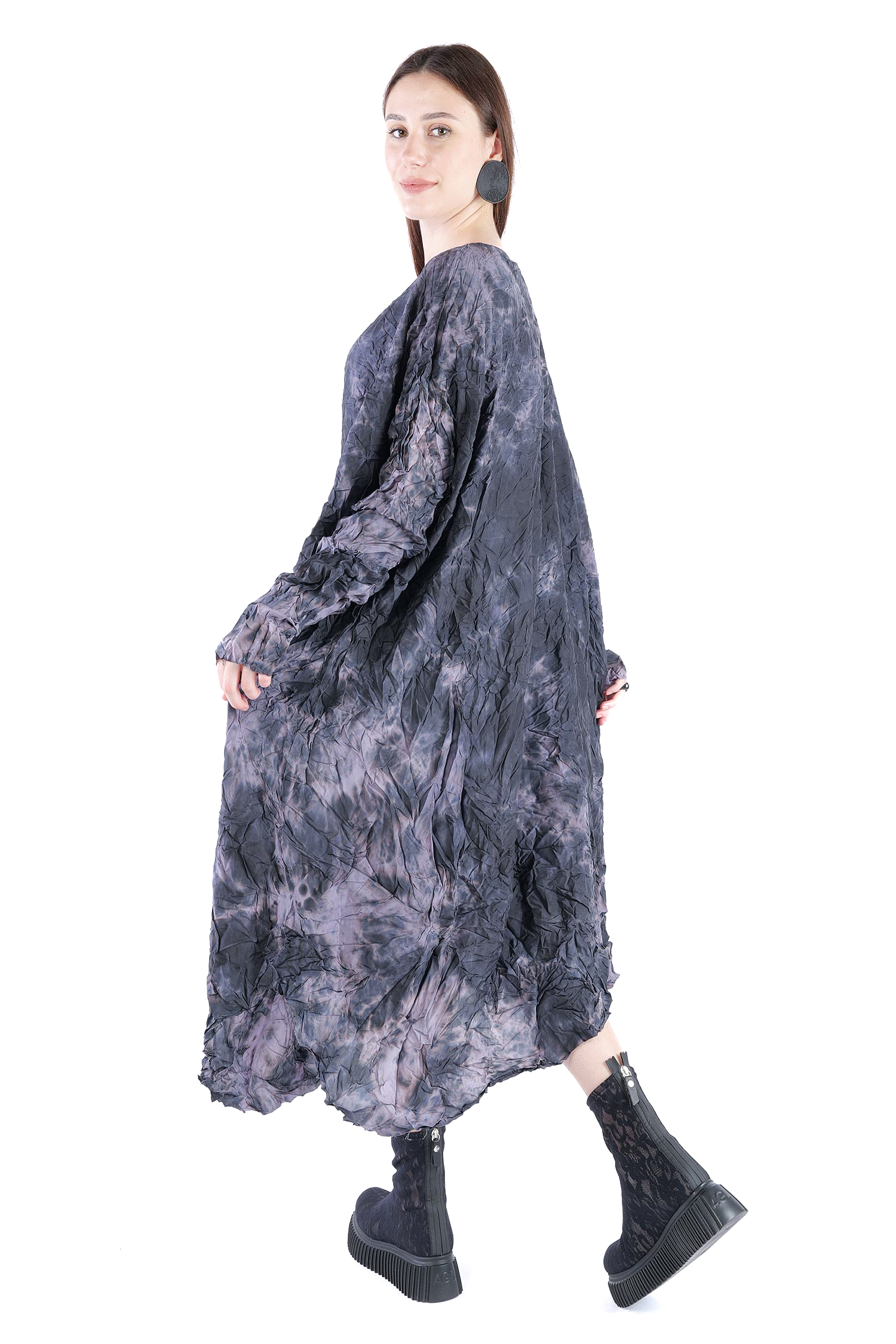 Oversize Seidenkleid - Ritter - Dearflaw