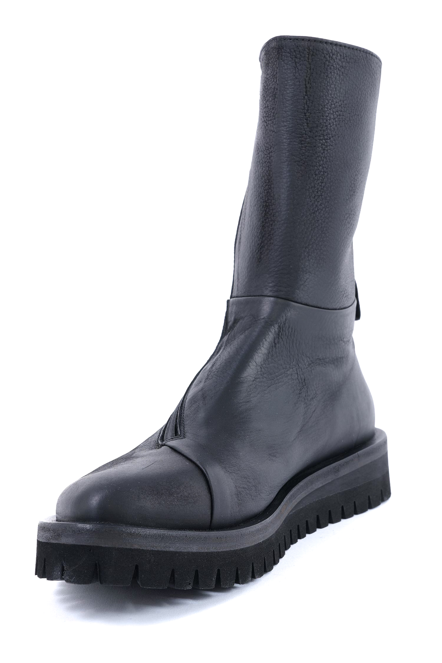 Leather boots - Black - 10781