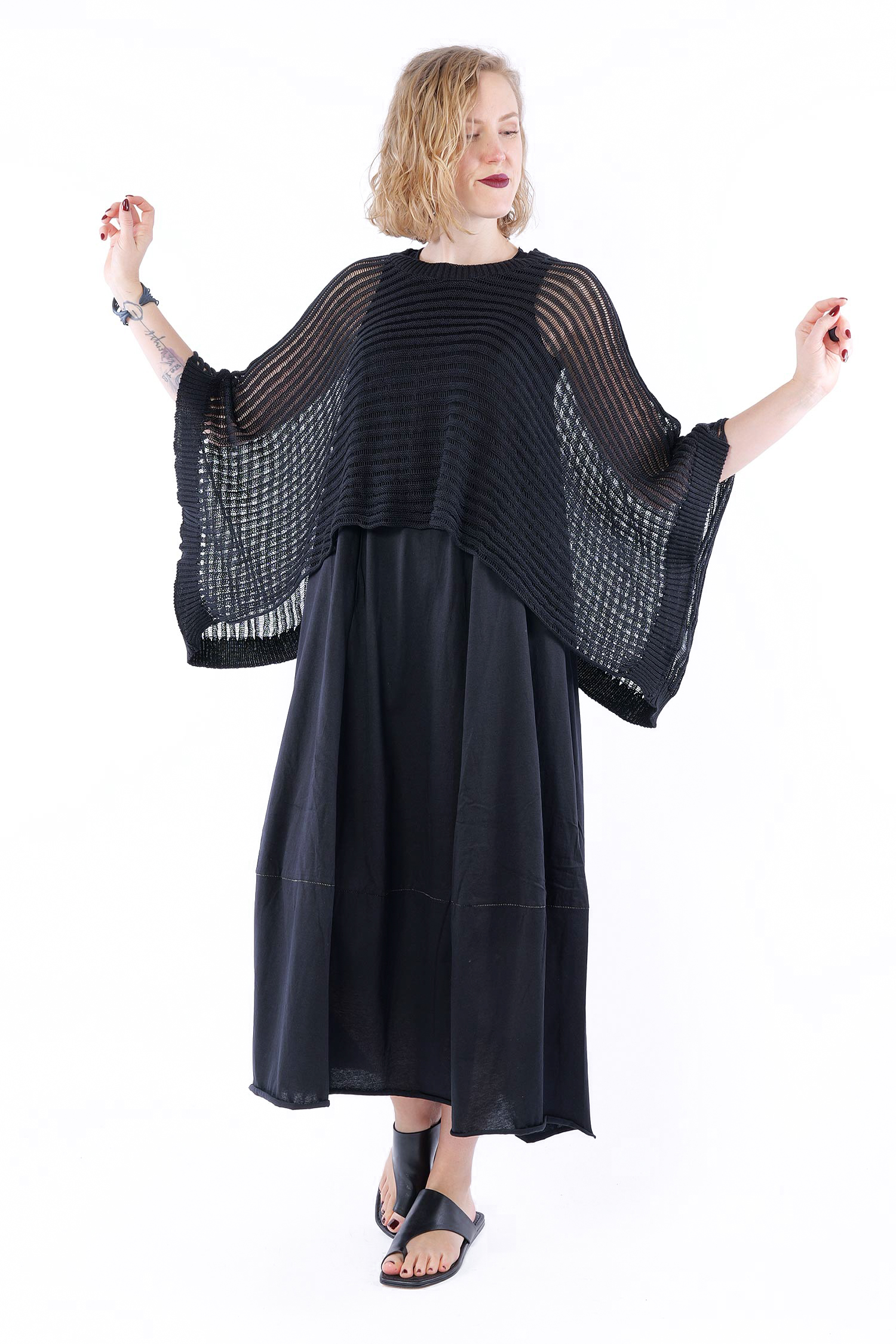 Strickshirt - Schwarz - Misso