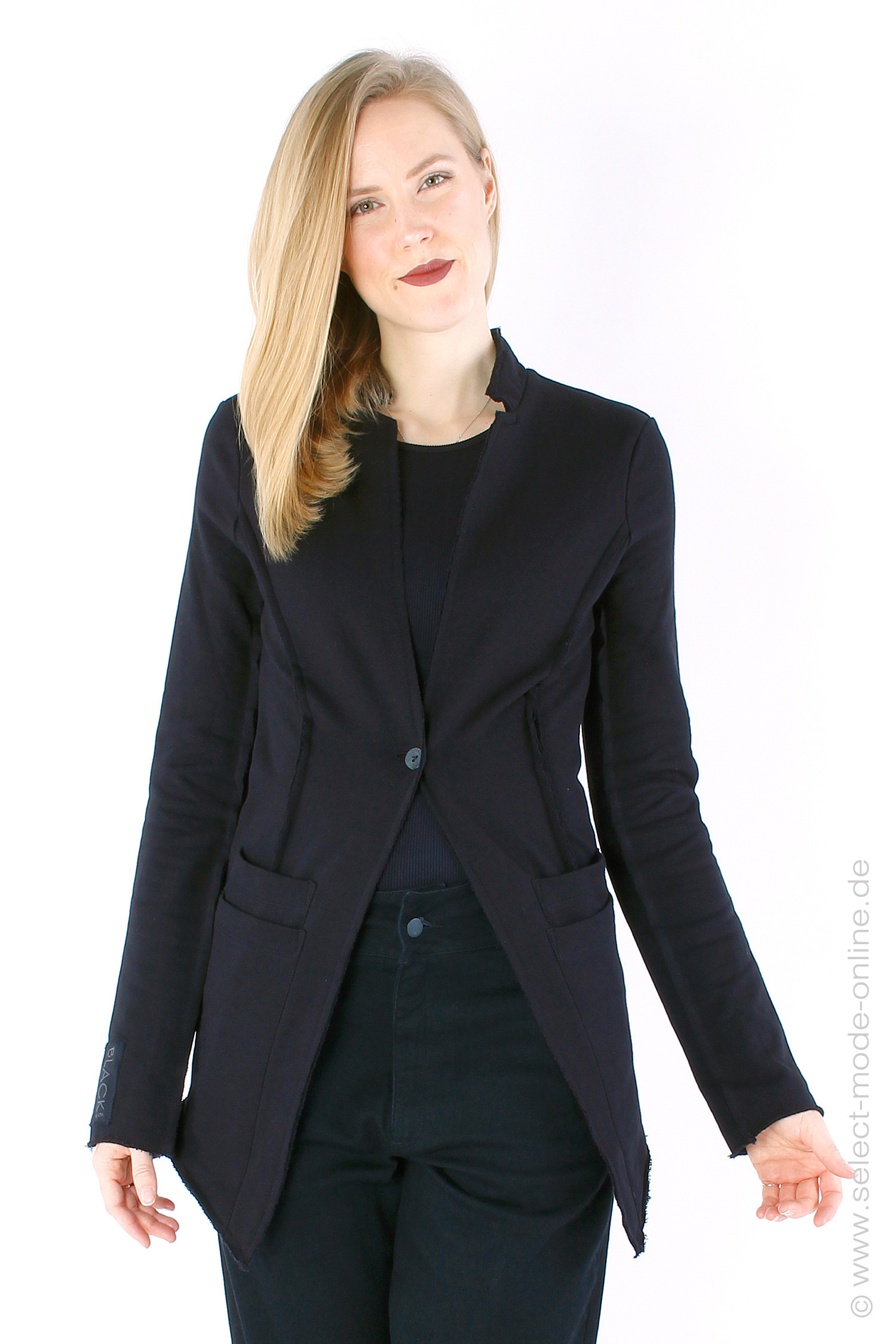 Sweat blazer - black