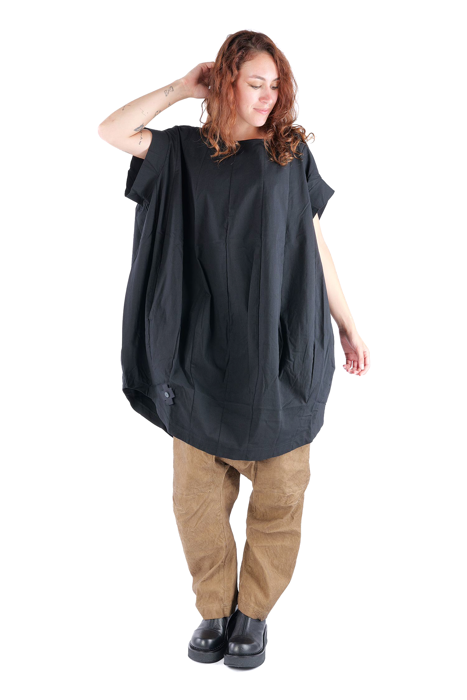 Oversize Tunika - Schwarz - 5052