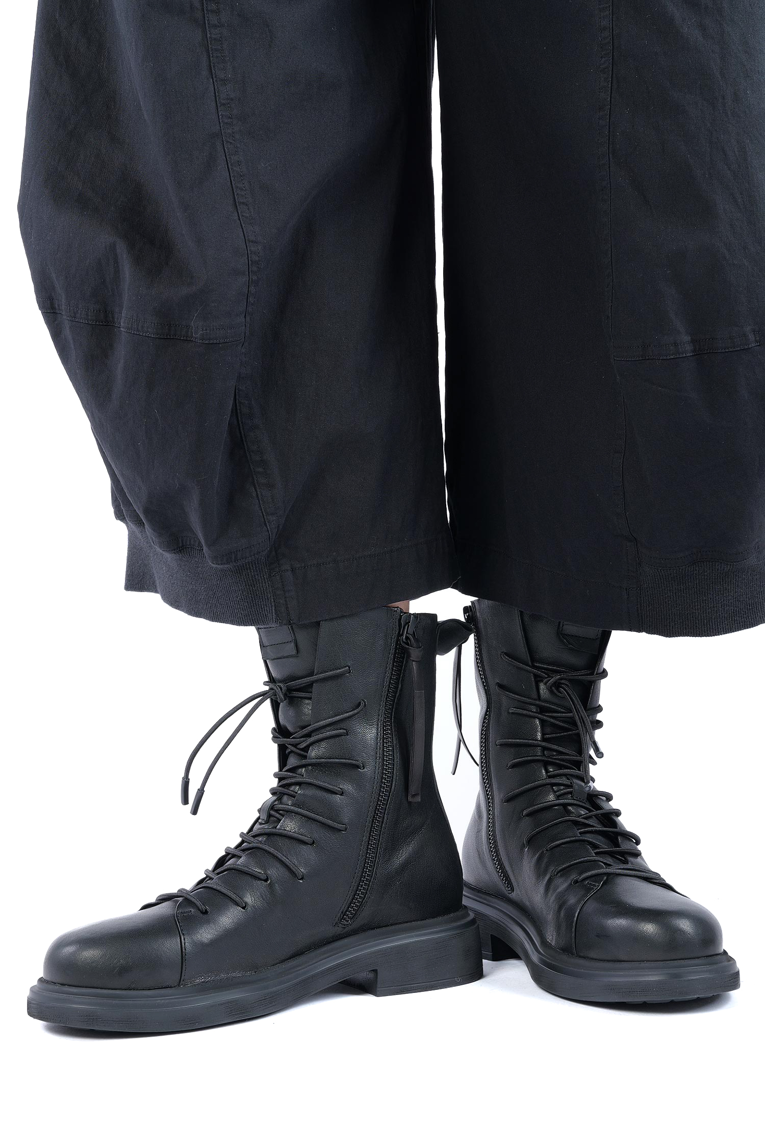Lederstiefel - Schwarz - The Coacher