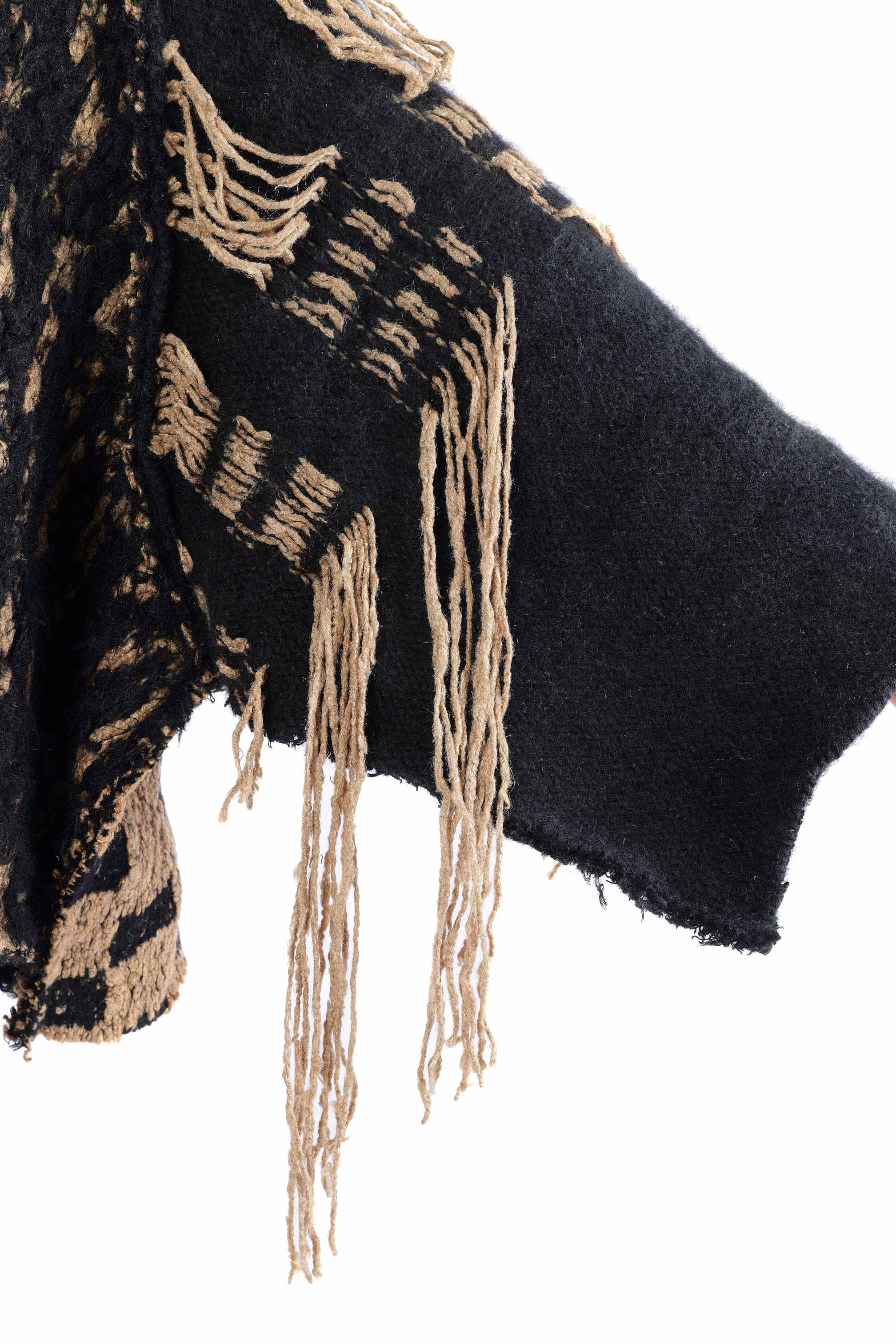 Chunky knit pullover - Dakar/black - 2262640702