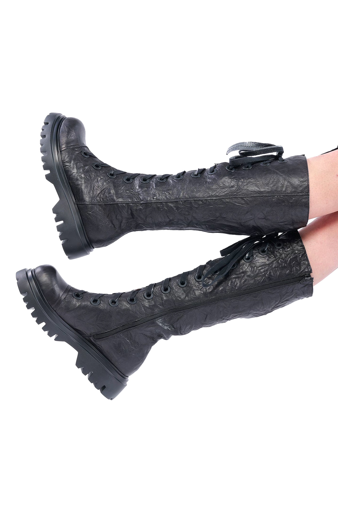 Leather boots - black - Magnus