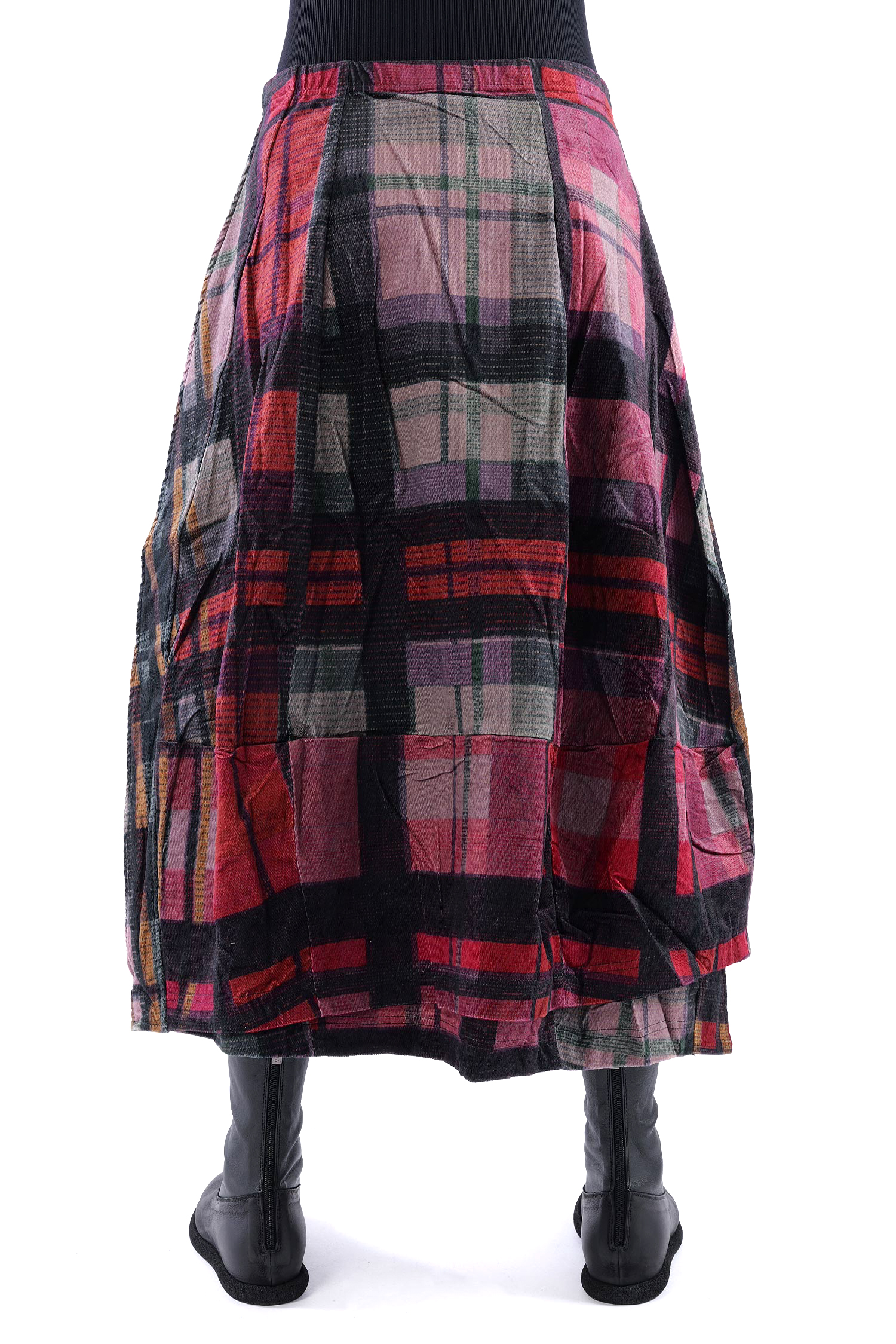 Feincord Rock - Check multicolor - 2263230305