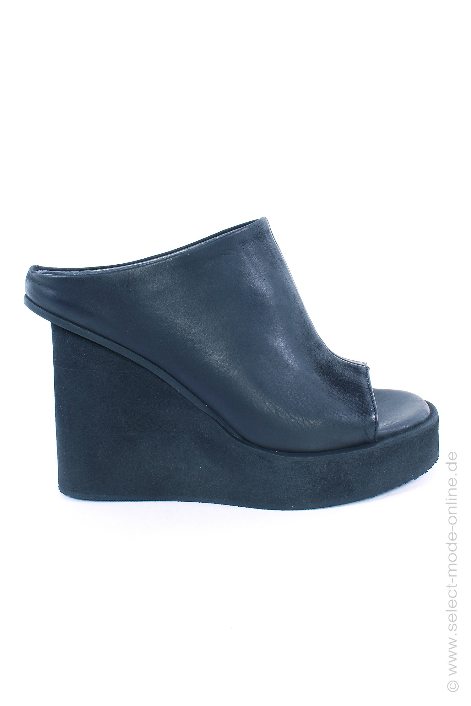 Sandale mit Keilabsatz - schwarz - 3781