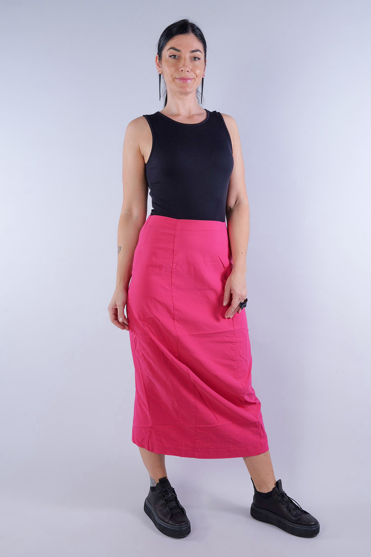 Langer Stretchrock - Lotus - 2253440341