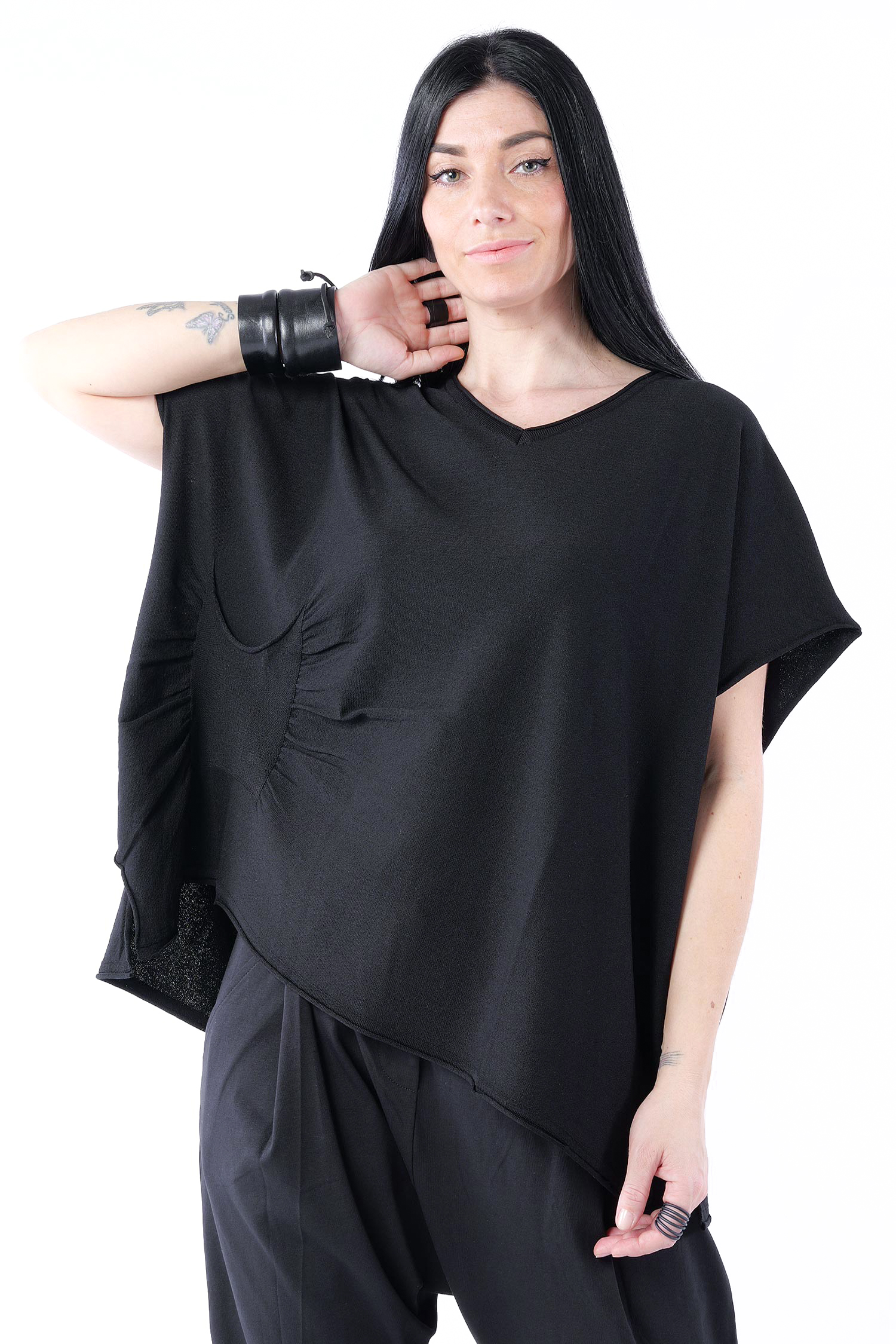 Feinstrick Shirt - Schwarz - 26.1-KH042