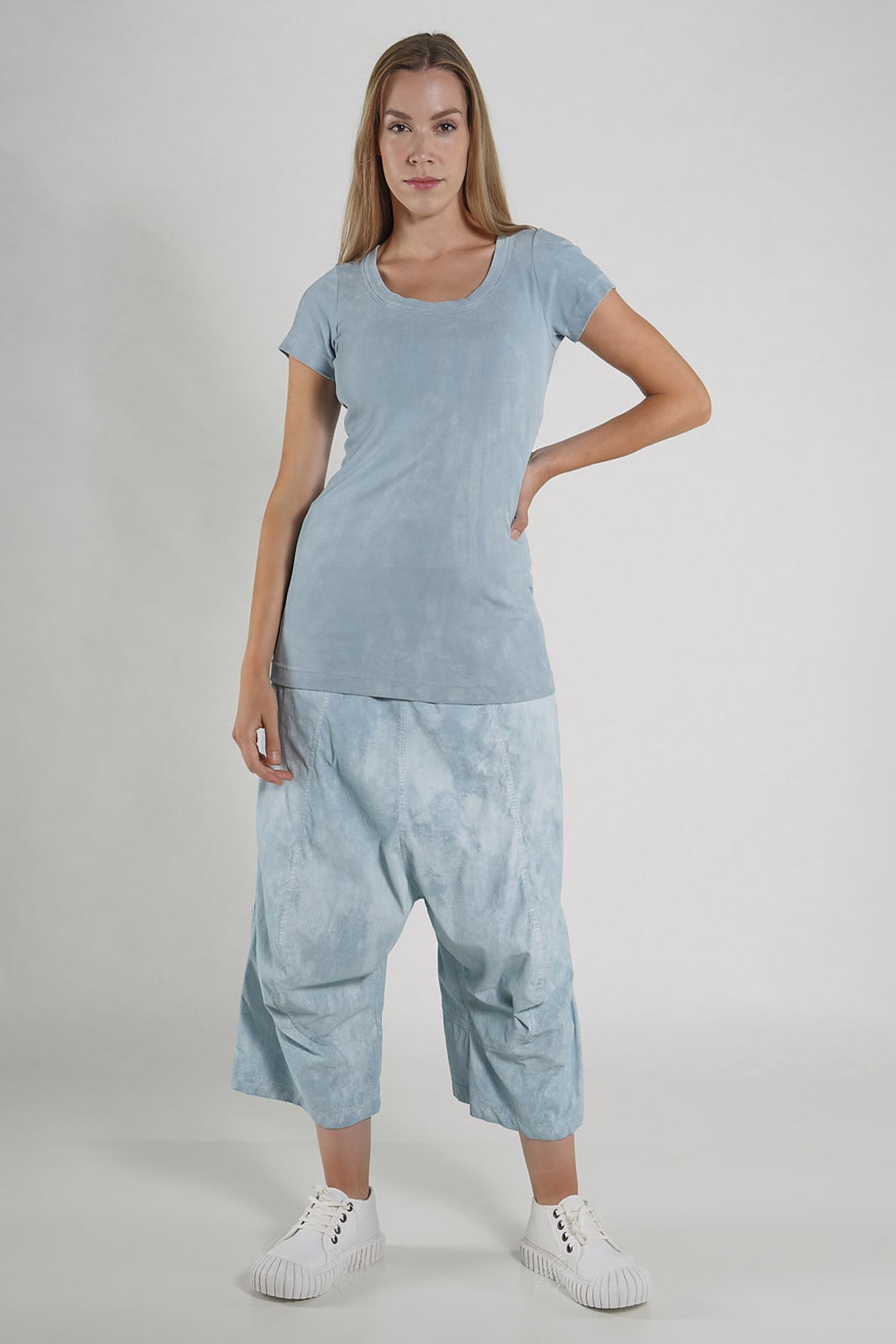 Rippjersey T-Shirt - Amber fog - 1262180505